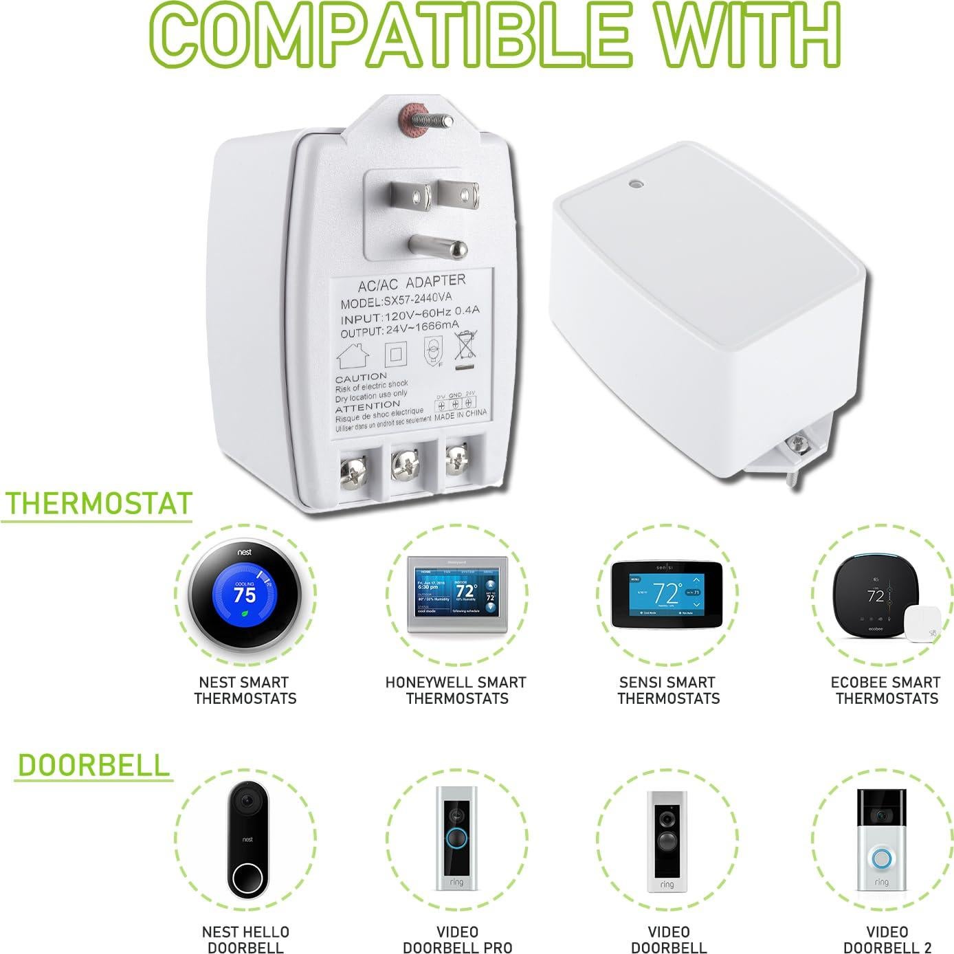 Transformador 24V 40VA EPLZON para Termostatos y Timbres