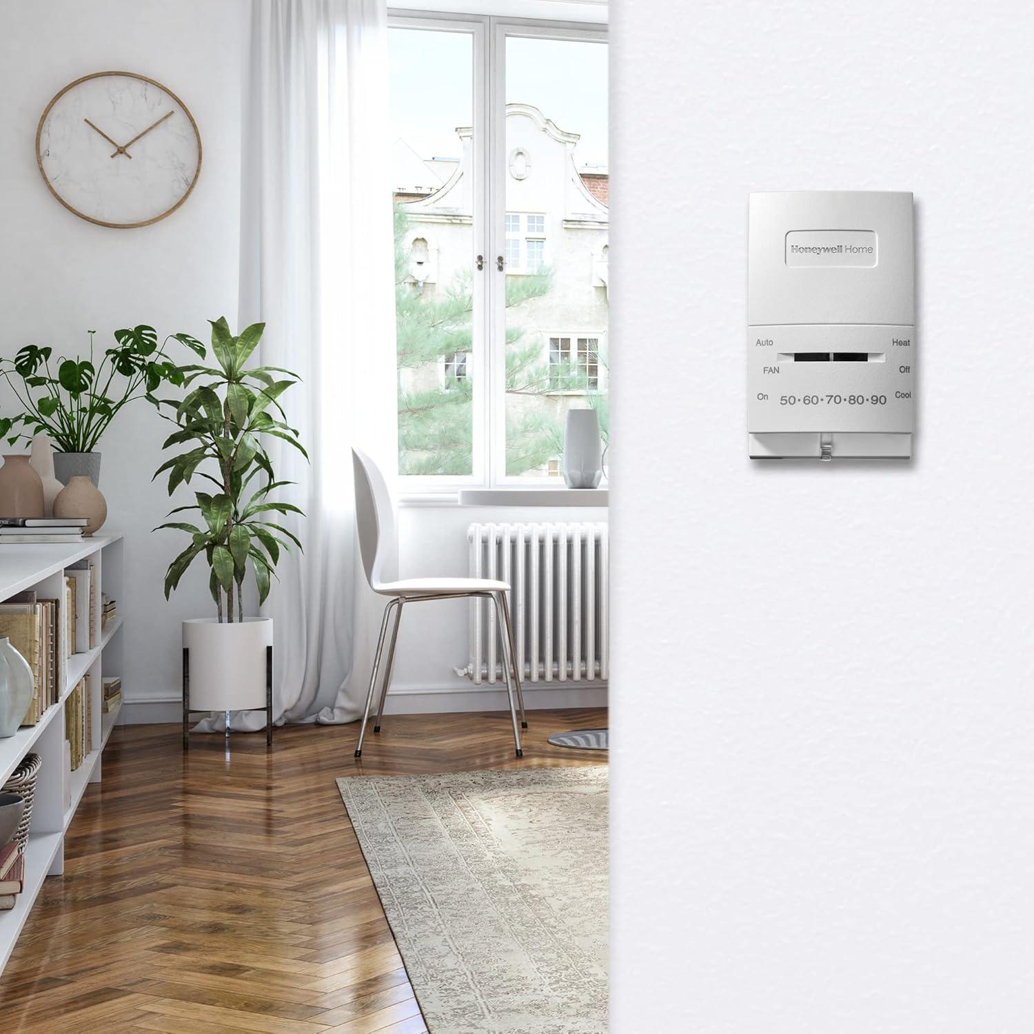 Termostato Manual Honeywell CT51N Calor y Frío 120V