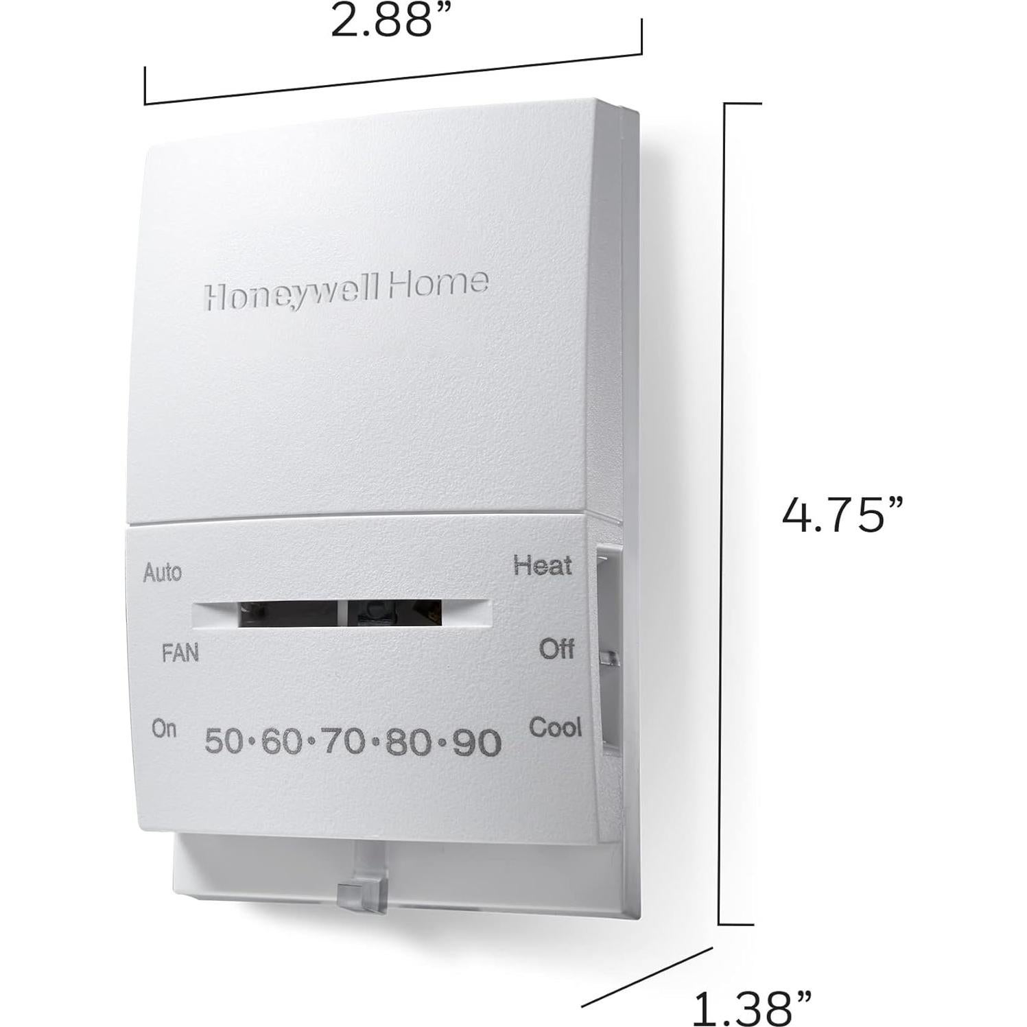 Termostato Manual Honeywell CT51N Calor y Frío 120V
