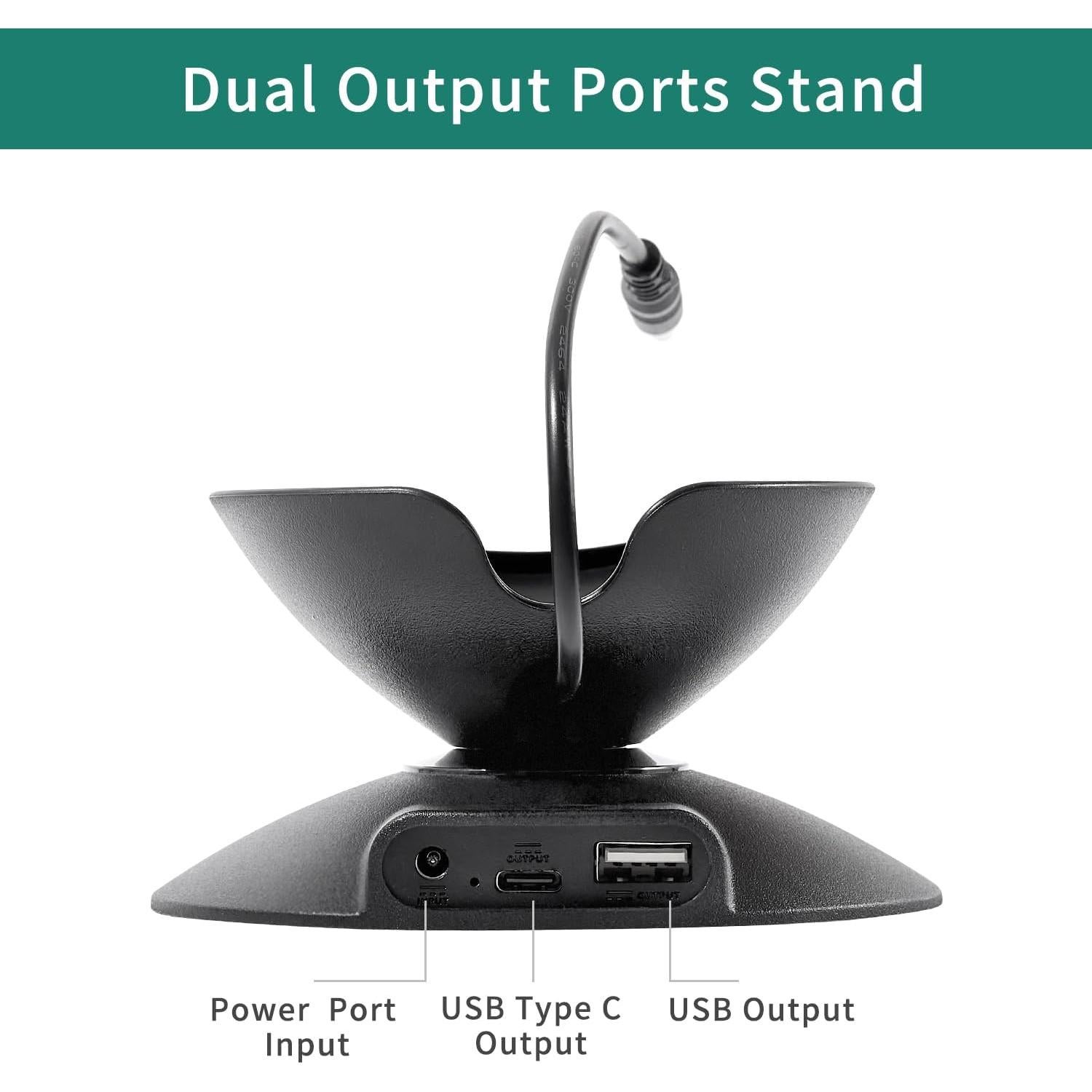 Soporte Ajustable para Echo Spot 2024 y Homepod Mini con Carga USB