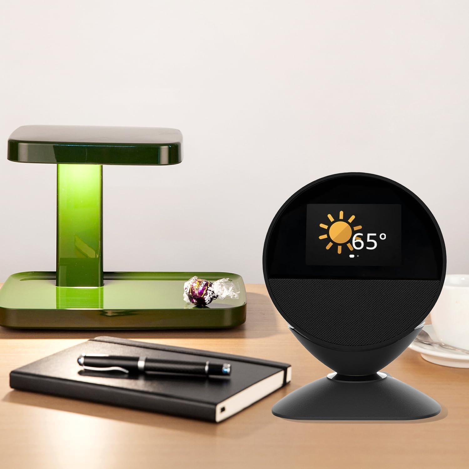 Soporte Ajustable para Echo Spot 2024 y Homepod Mini con Carga USB