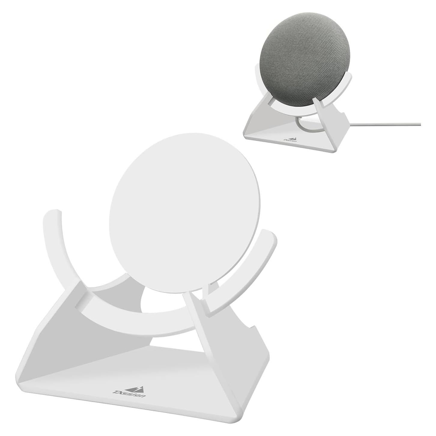 Soporte de Escritorio TXEsign para Google Nest Mini Blanco