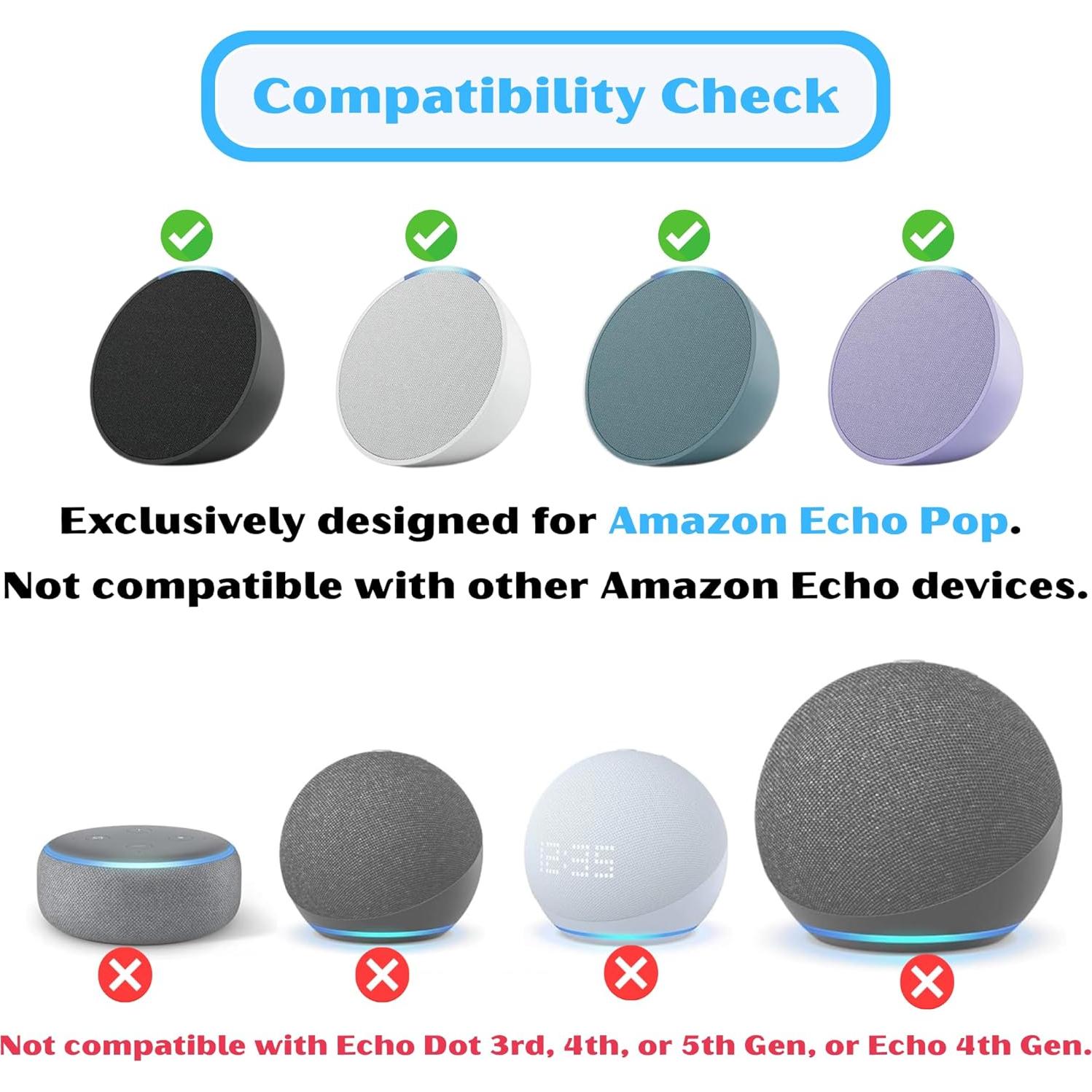 Estante de Montaje en Pared Sintron para Echo Pop - Negro