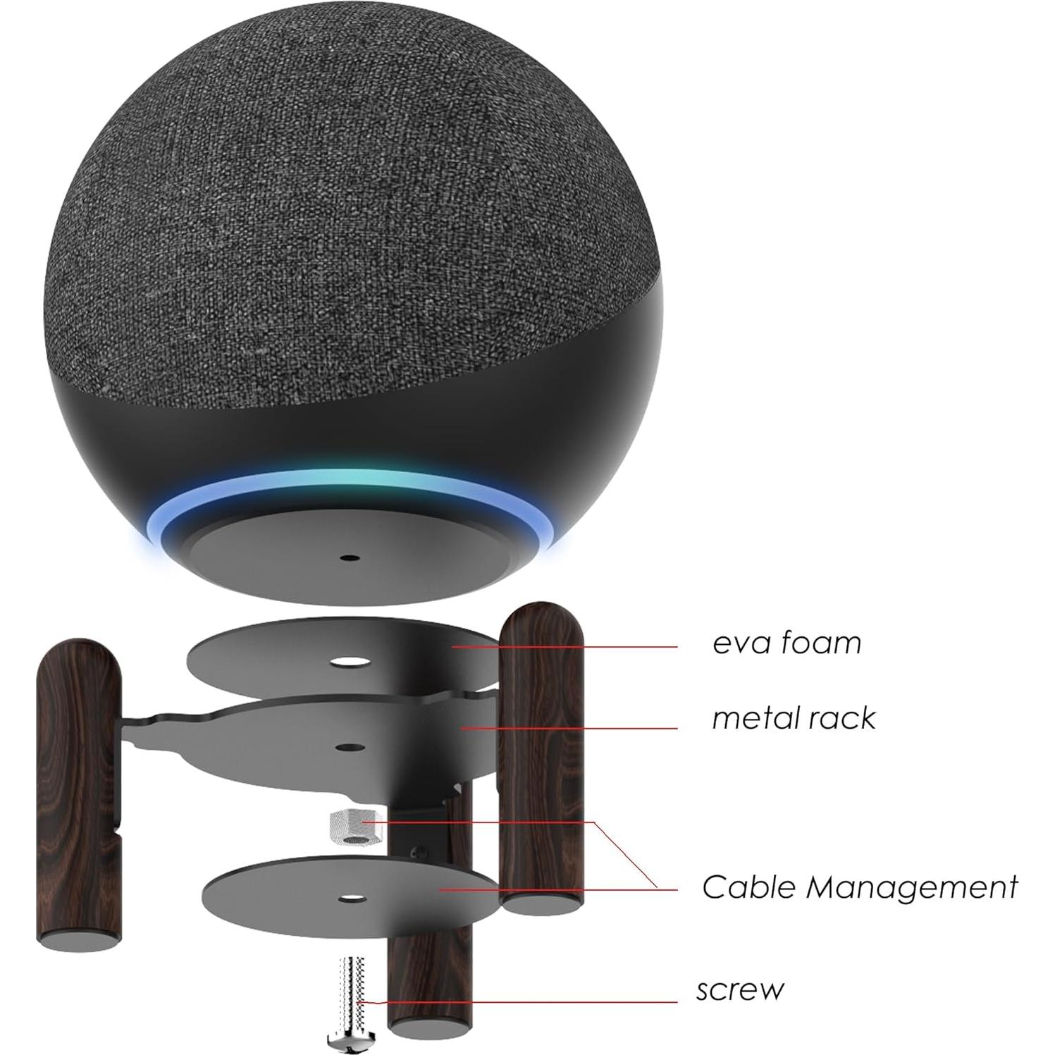 Soporte de Madera para Altavoces Echo 4ta Generación - H HUABERICH
