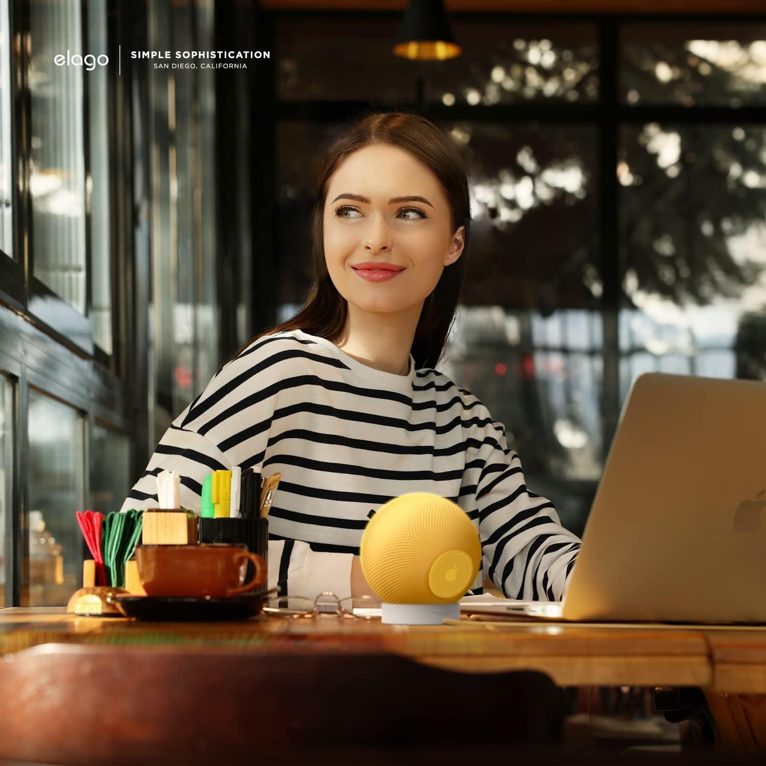 Soporte elago para HomePod Mini - Silicona Antideslizante Blanco