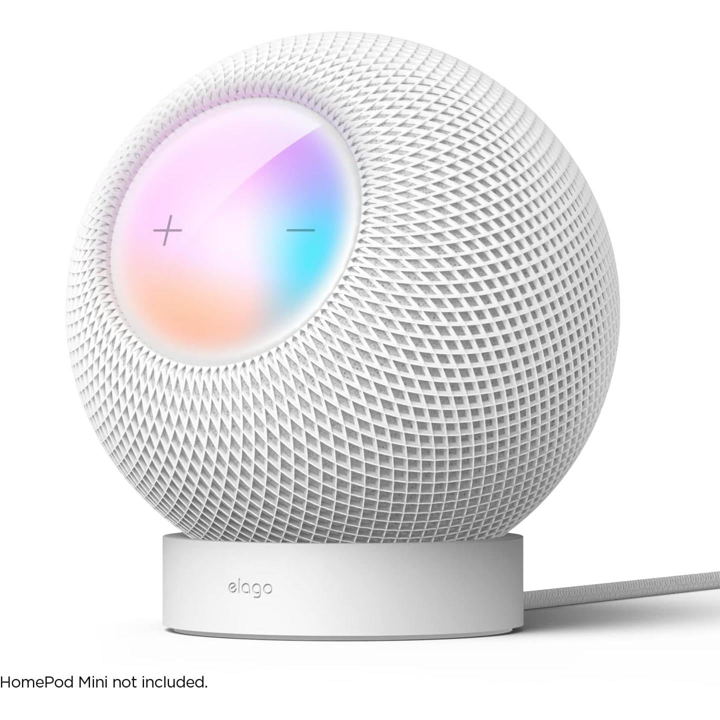Soporte elago para HomePod Mini - Silicona Antideslizante Blanco