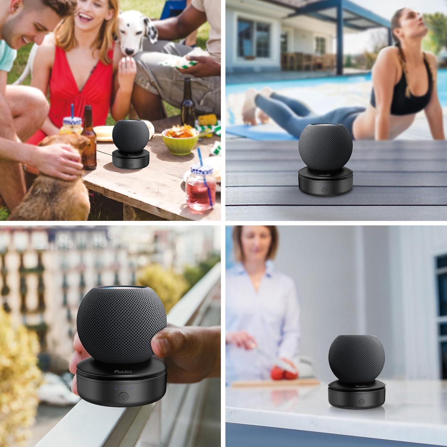 Base de Batería PlusAcc 10000mAh para HomePod Mini - Carga Portátil