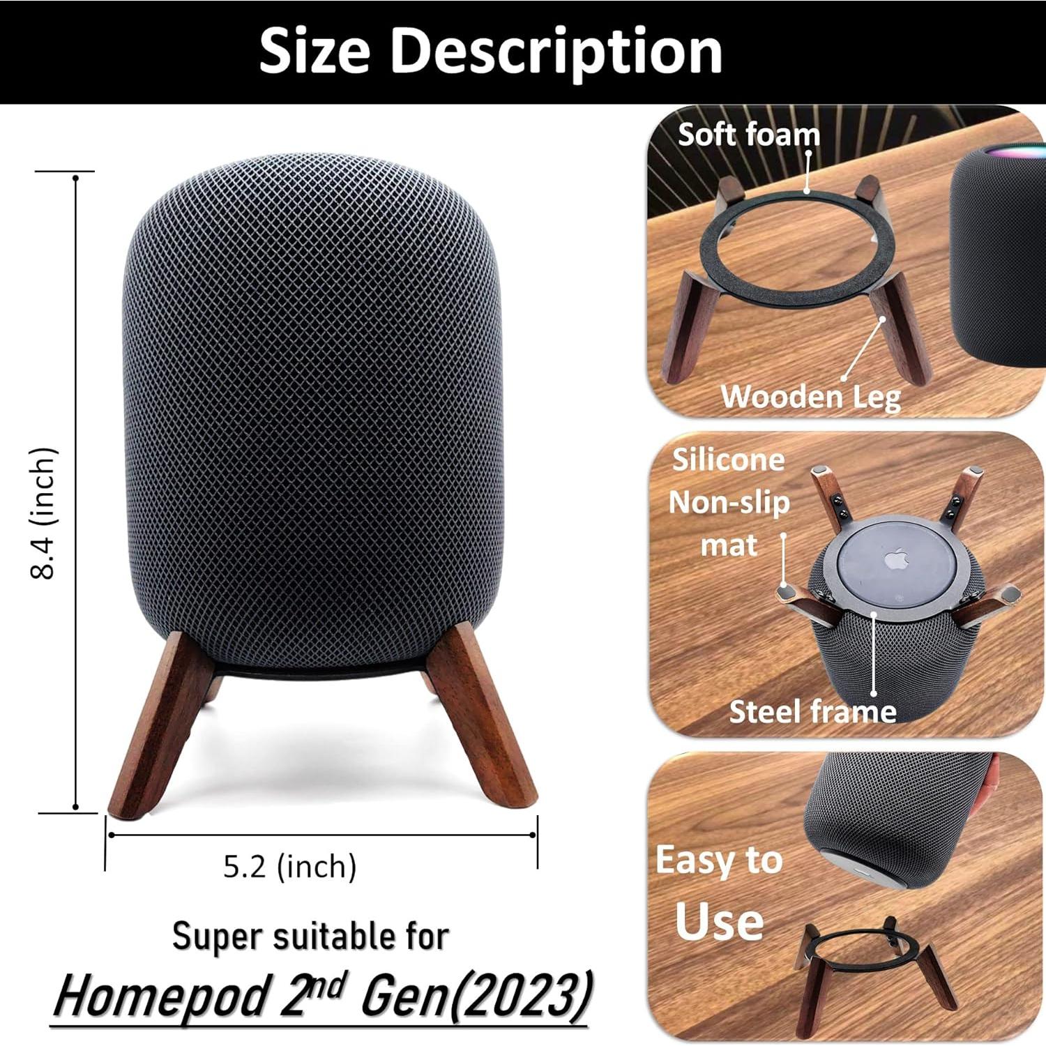 Soporte de Madera para Homepod 2da Generación Sunley Master