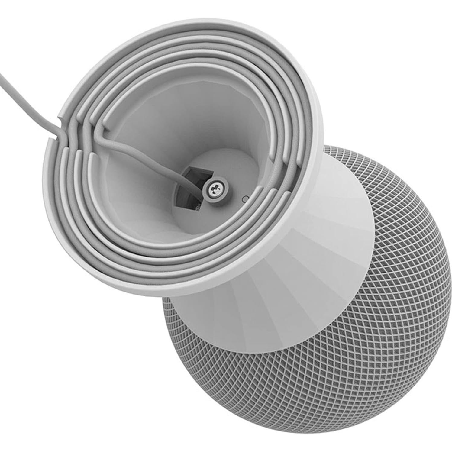 Soporte de Mesa Blanco para Homepod Mini con Gestión de Cable