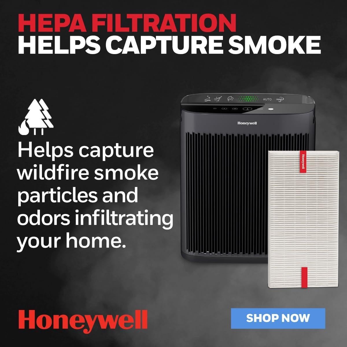 Filtro HEPA Honeywell R para Purificador de Aire - Paquete de 3