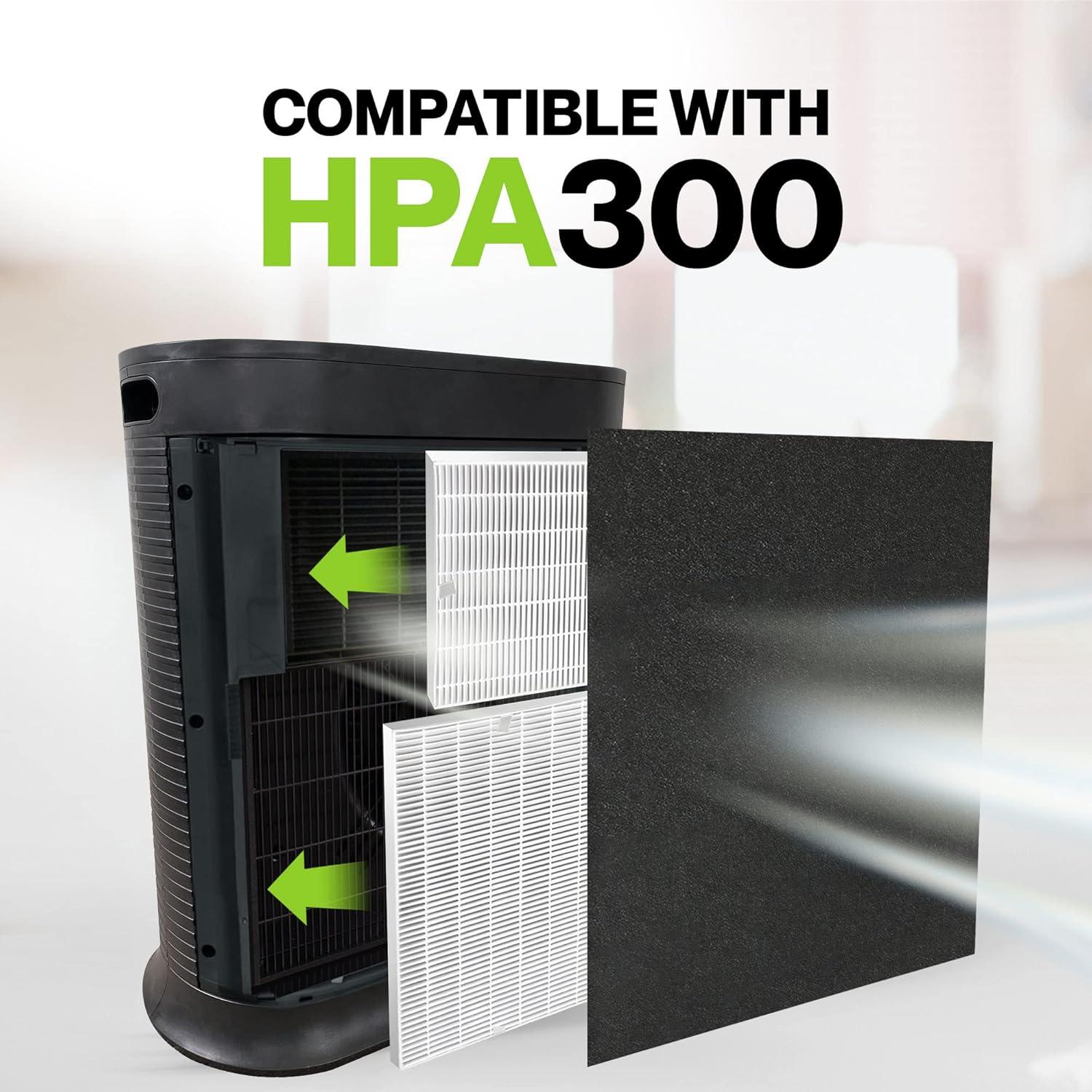 Juego de Filtros HEPA Durabasics 3 para Purificador Honeywell HPA300