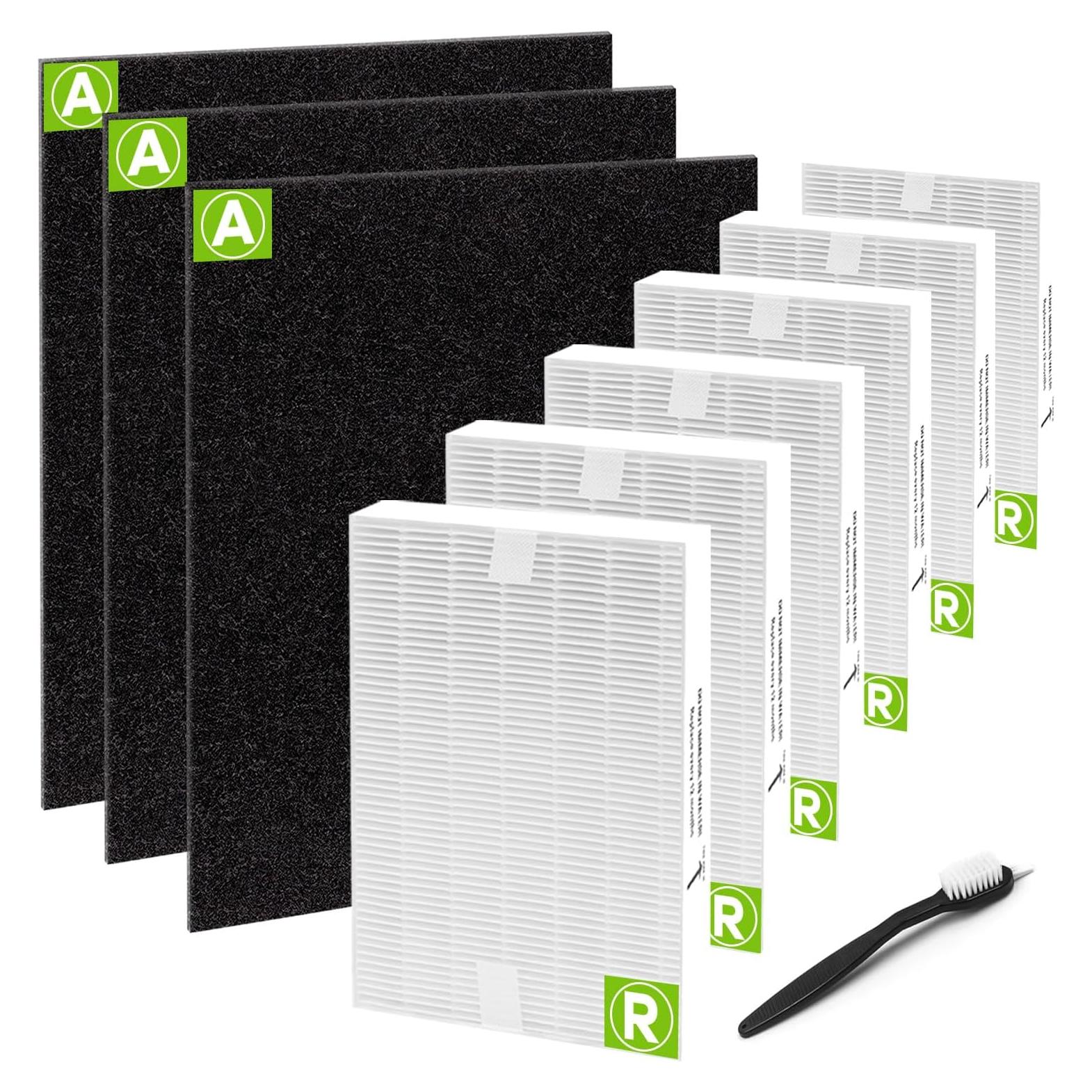 Paquete de 9 Filtros HEPA KONIGEEHRE HPA300 para Purificadores