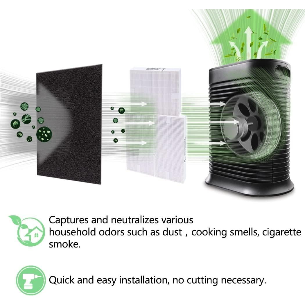 Paquete de 9 Filtros HEPA KONIGEEHRE HPA300 para Purificadores