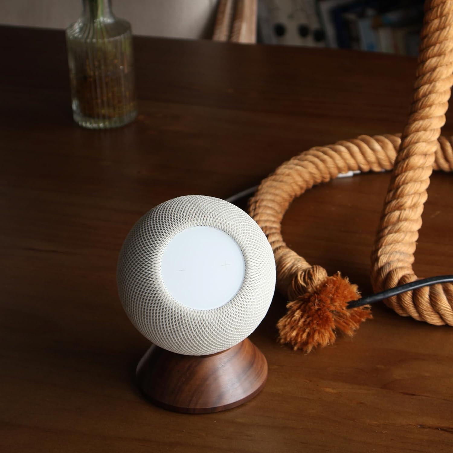 Soporte de Madera para HomePod Mini H Huaberich con Gestión de Cables