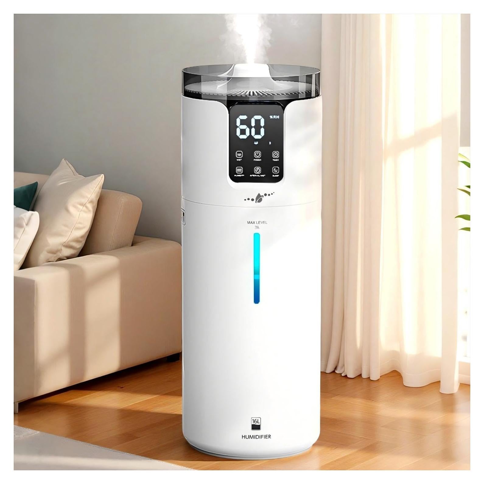 Humidificador Ultrasónico Lacidoll 16L para Habitaciones Grandes