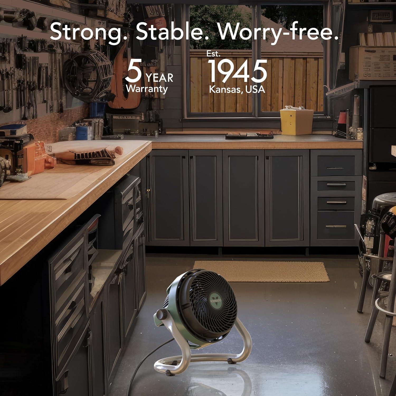 Ventilador Circulador de Aire Vornado EXO61 Mediano 3 Velocidades