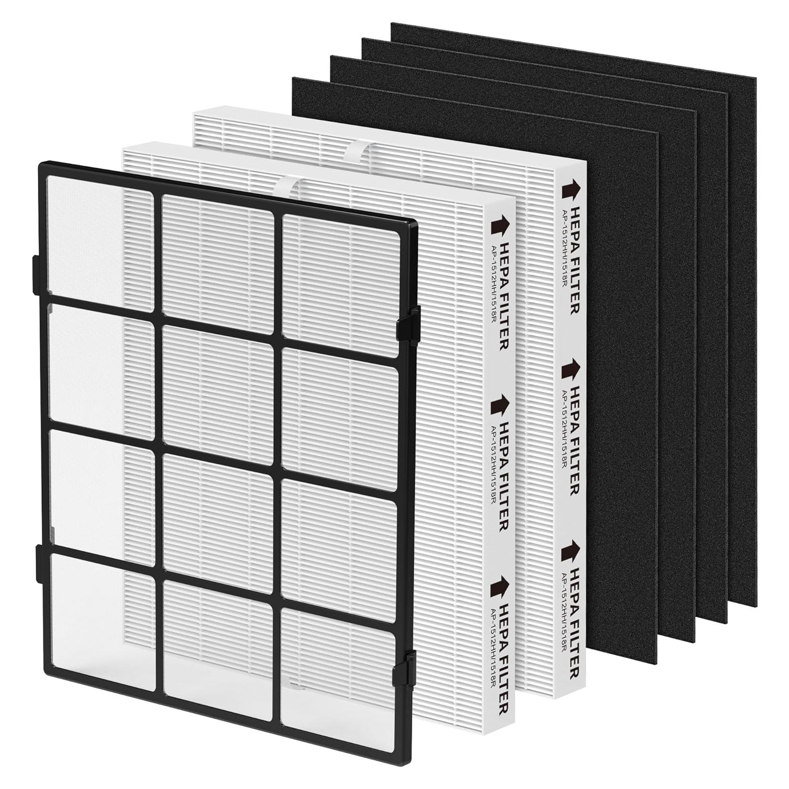 Filtro de Reemplazo Coway AP-1512HH - 1 Pre-Filtro + 2 Filtros + 4 de Carbono