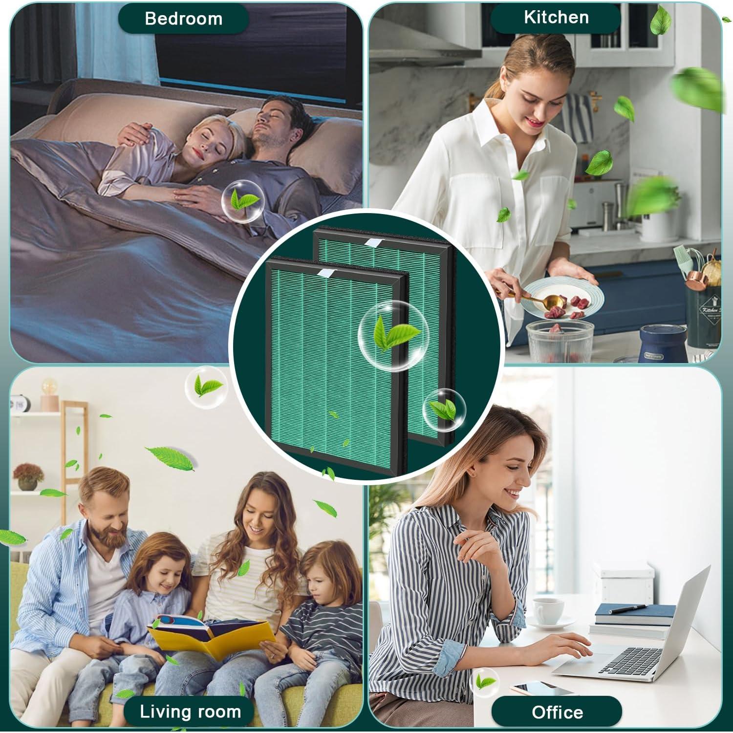 Filtro de Reemplazo Coway AIRMEGA 400/400S - 2 en 1 Carbón