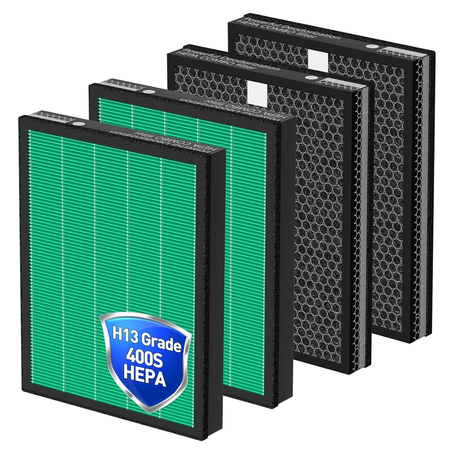 Filtro de Reemplazo Coway Airmega Max2 400/400S H13 - Paquete de 4