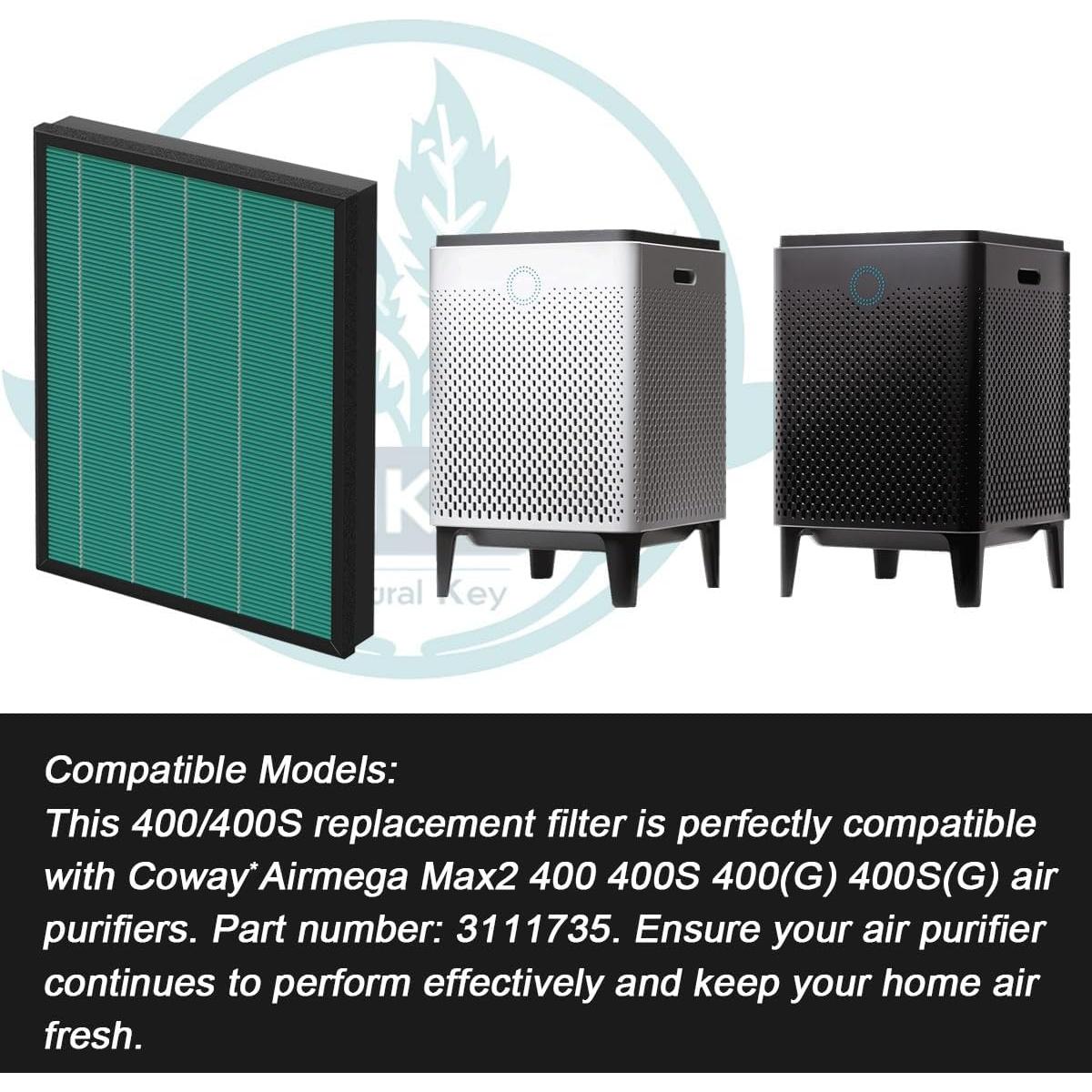 Juego de Filtros de Reemplazo Coway Airmega 400/400S - Carbono Activo