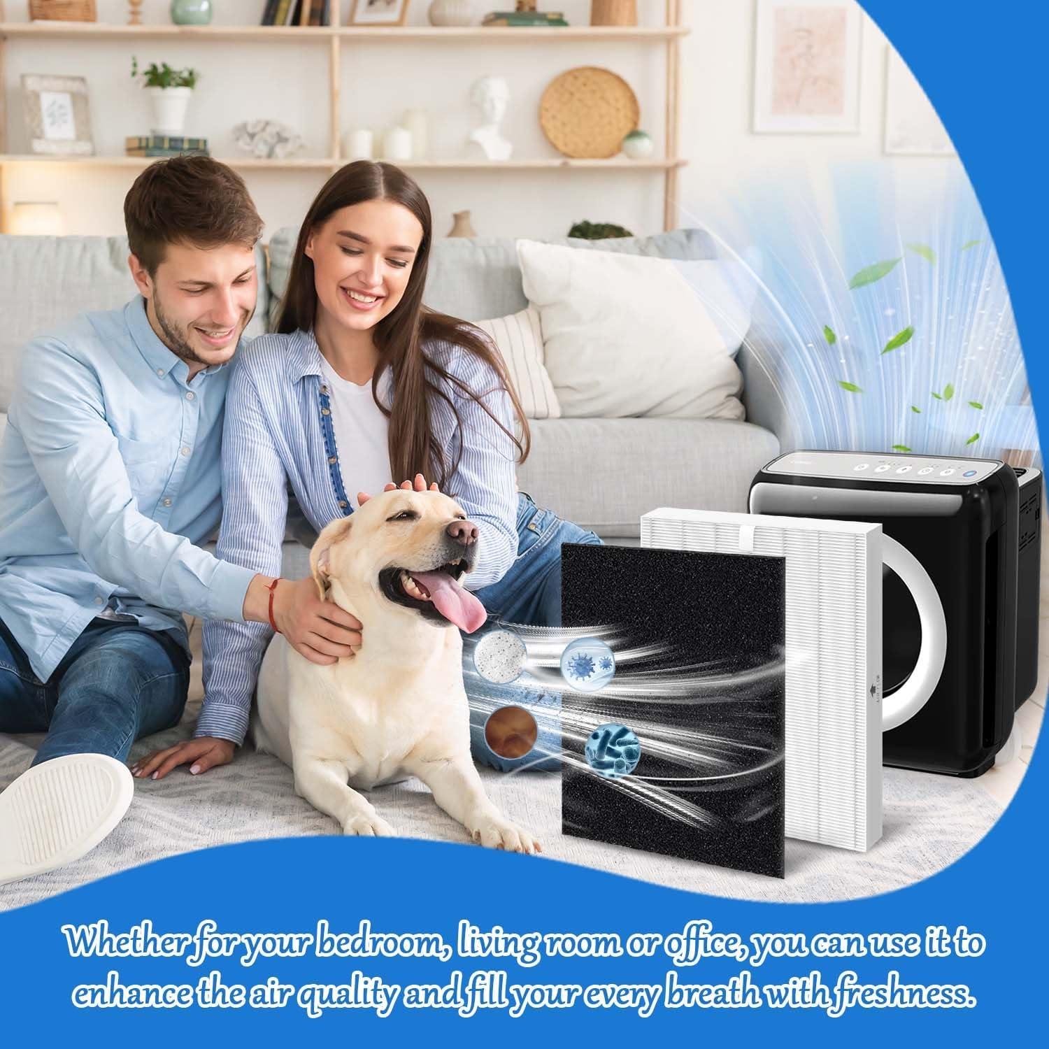 Filtro de Reemplazo HEPA Coway AP-1512HH - 4 Filtros + 8 Carbono