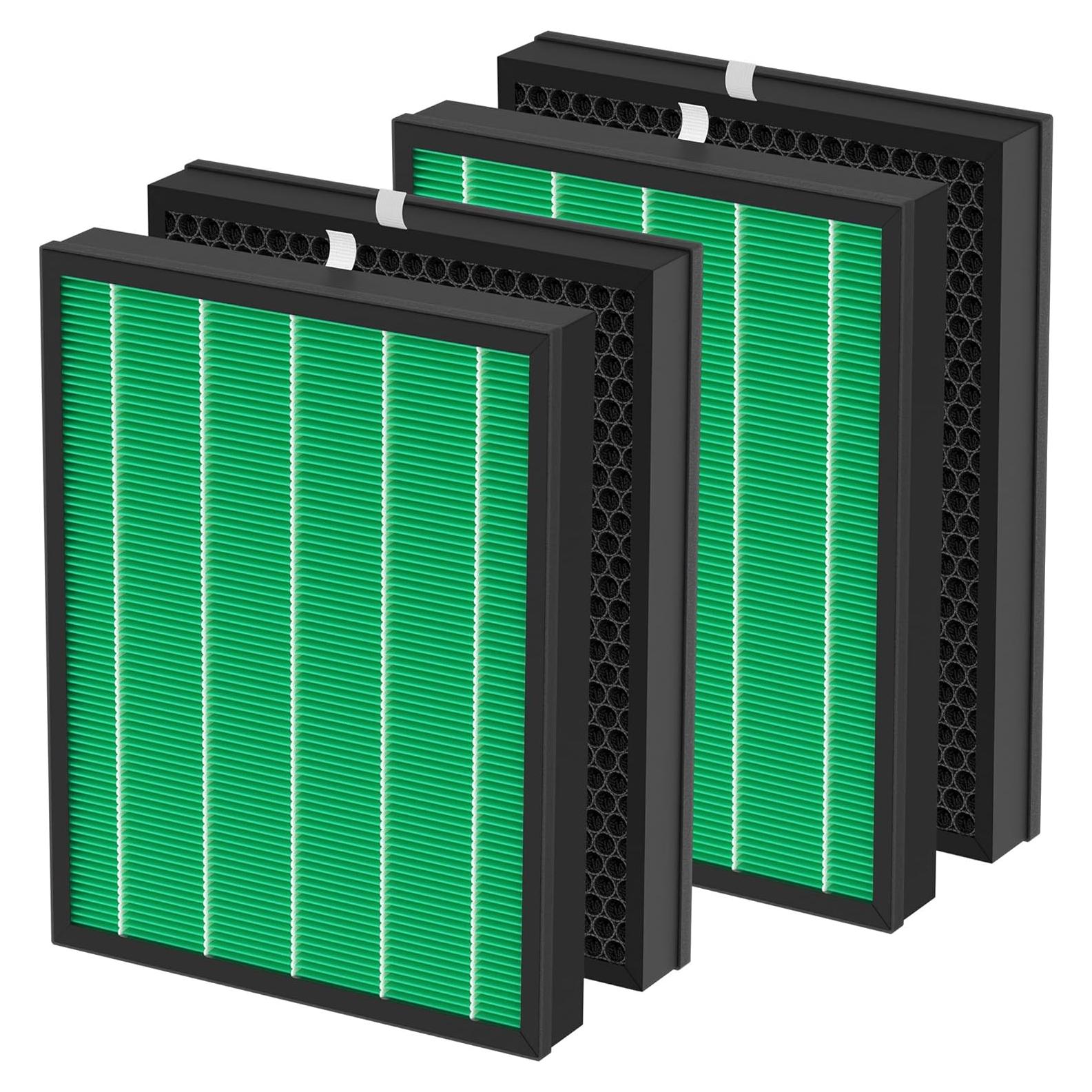 Juego de Filtros de Aire FCFMY para Purificador Coway 400/400S - 4 Pcs