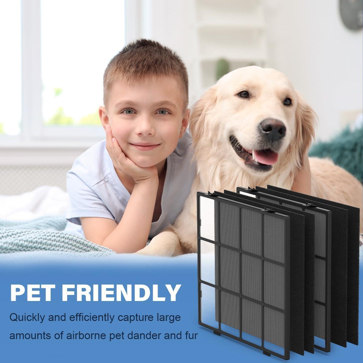 Reemplazo Filtro Lavable Coway AP-1512HH - 2 Prefiltros + 4 Carbón