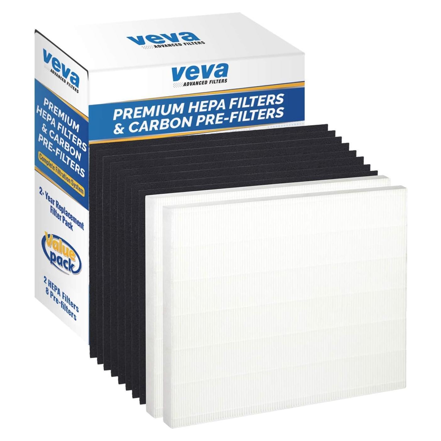 Filtros HEPA VEVA para purificador Coway AP-1512HH - 2 unidades