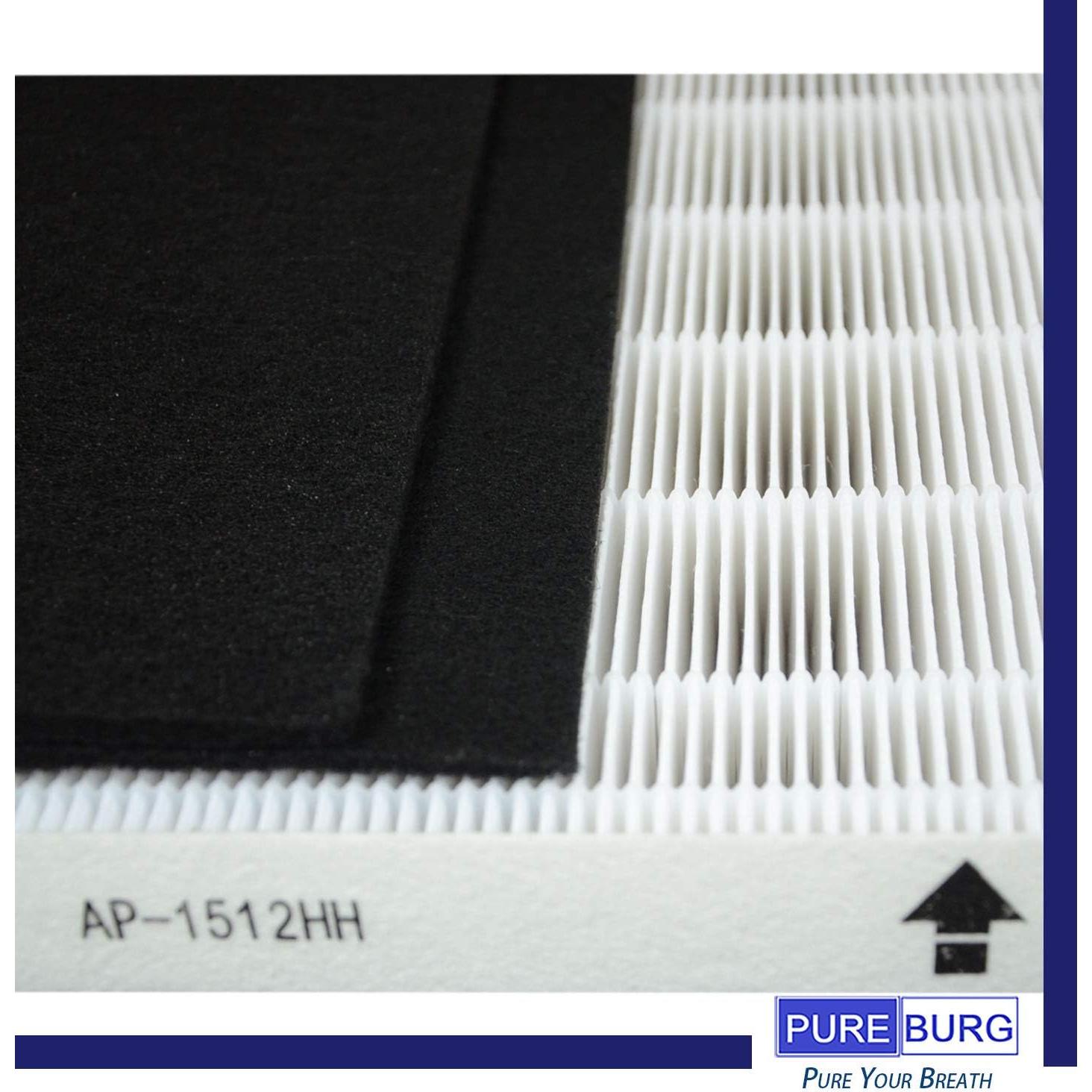 Juego de Filtros PUREBURG H13 HEPA + Pre-Carbono para Coway