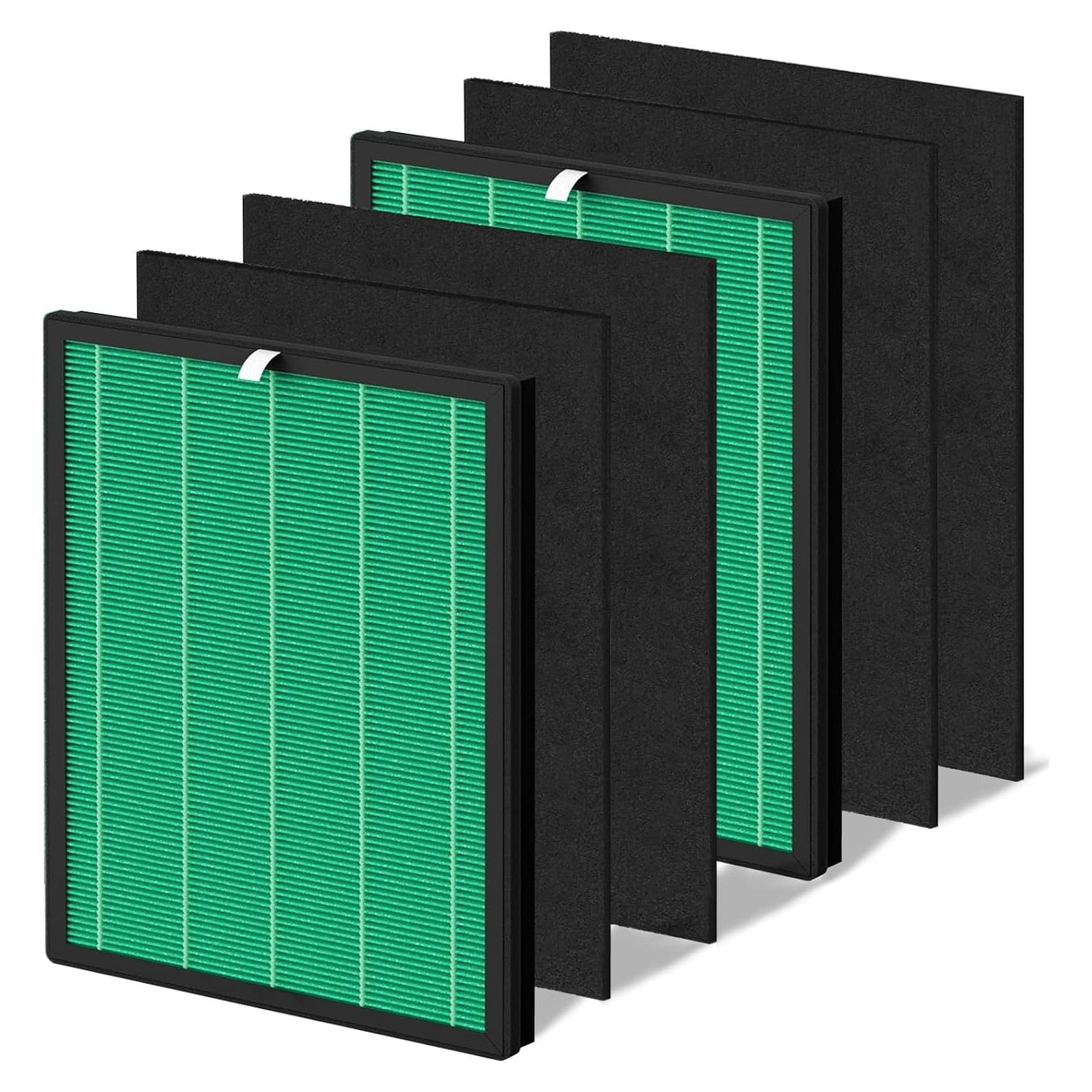 Filtros de Reemplazo HEPA y Carbono Smilyan para Coway Airmega 150