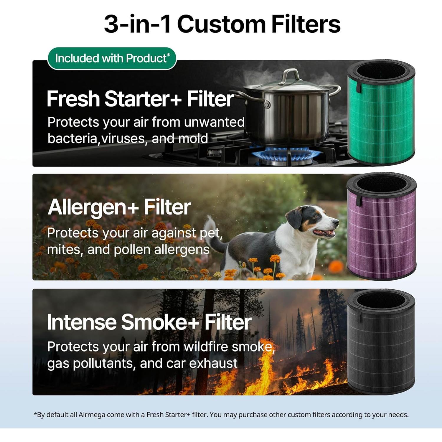 Filtro de Reemplazo Coway Airmega 350 Humo Intenso Plus