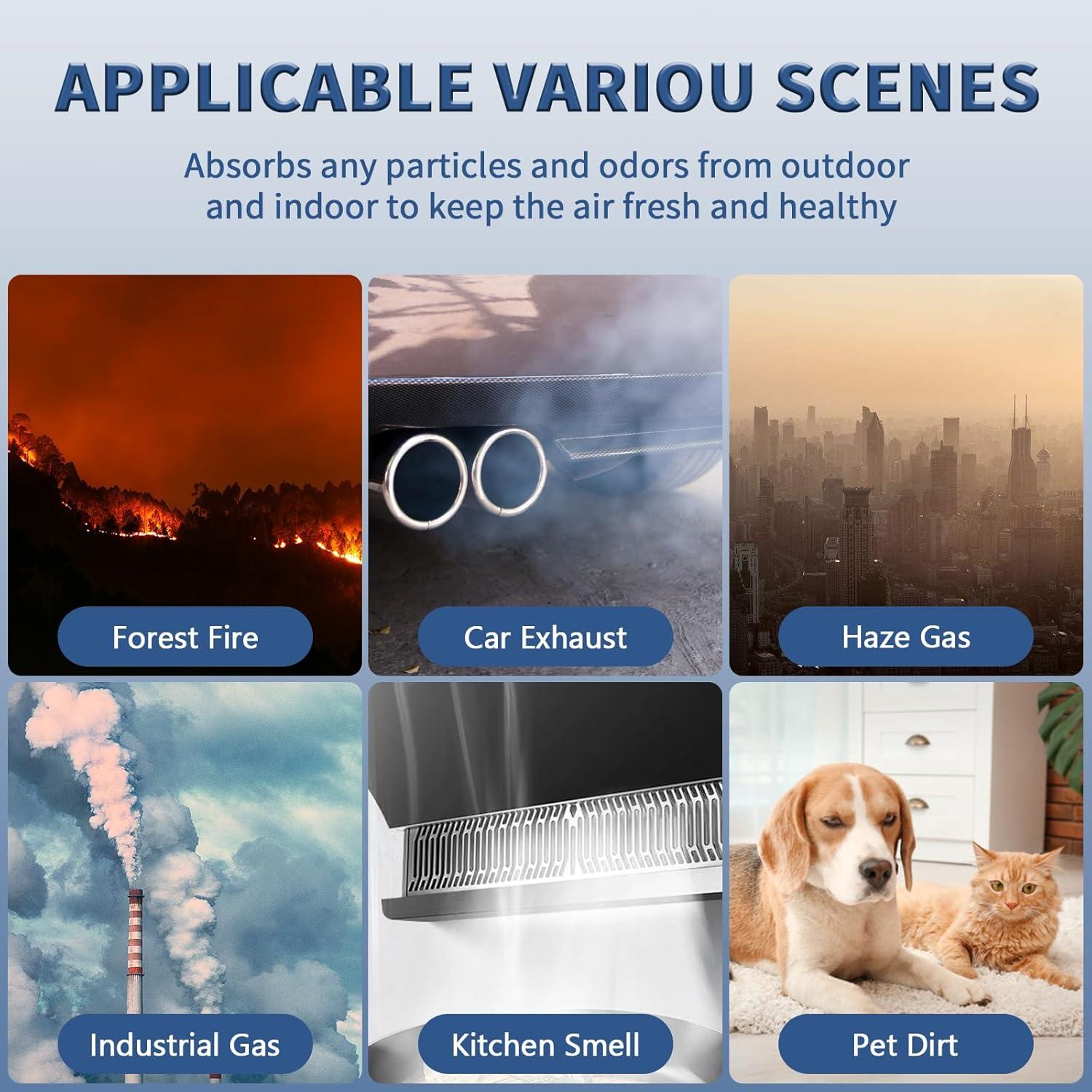 Filtro de Reemplazo HEPA Funmit AP-1512HH para Coway