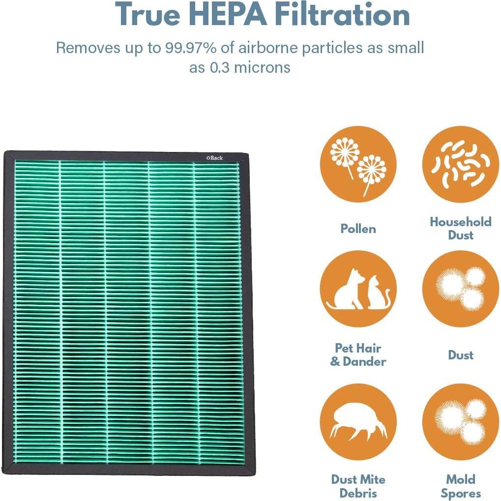 Filtro HEPA Reemplazo Filter-Monster para Coway Airmega 400