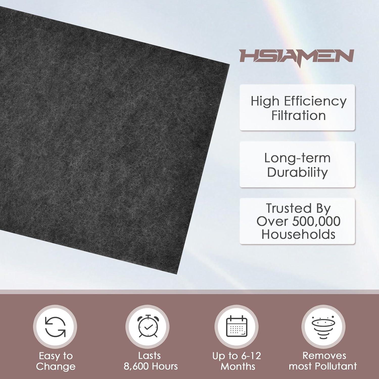 Filtros Pre-activos de Carbono HSIAMEN para Purificador Coway AP-1512HH