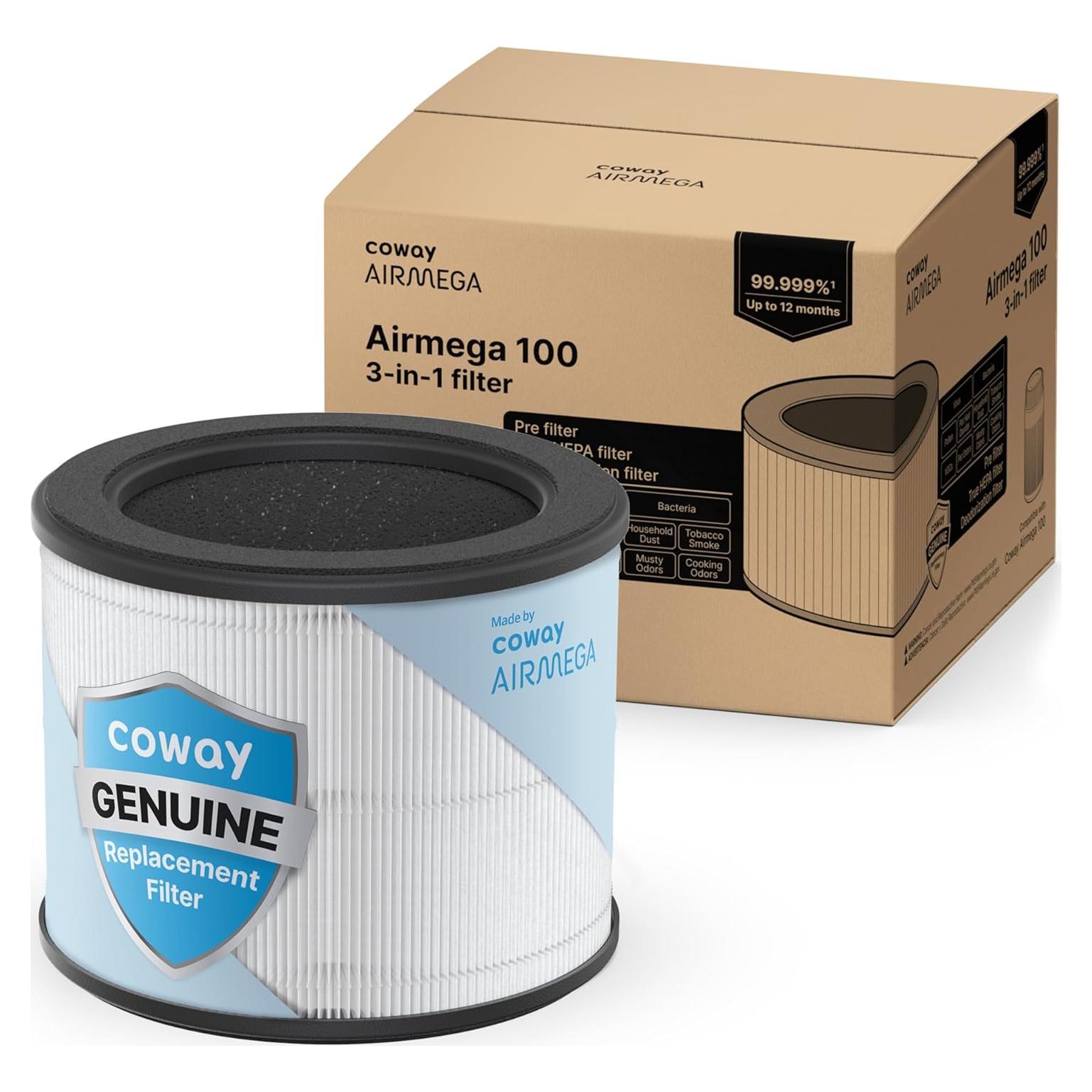 Juego de Filtros HEPA Coway Airmega 100 - Filtro Desodorizante