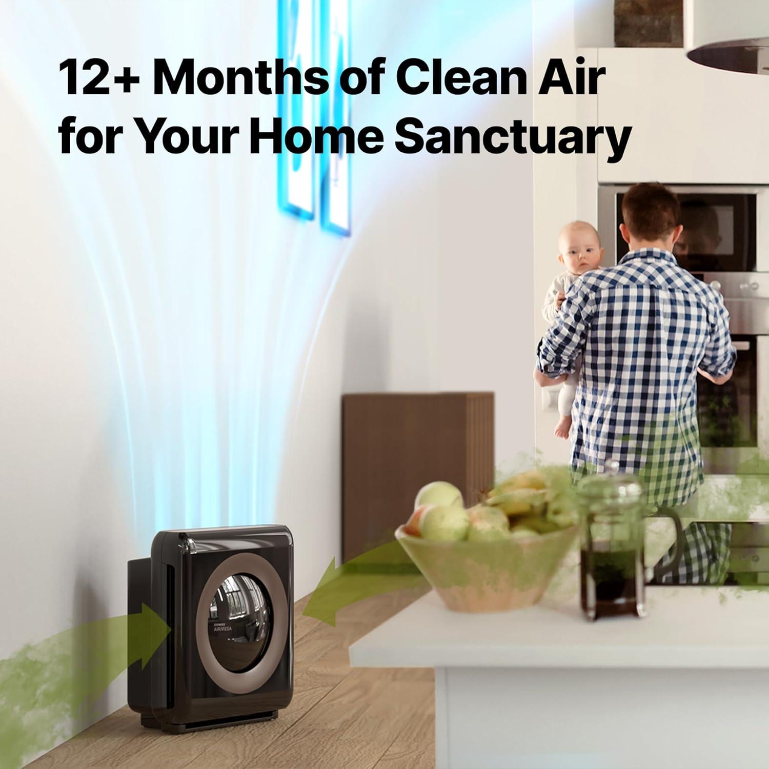 Juego de Filtros de Reemplazo Coway Airmega AP-1512HHS HEPA