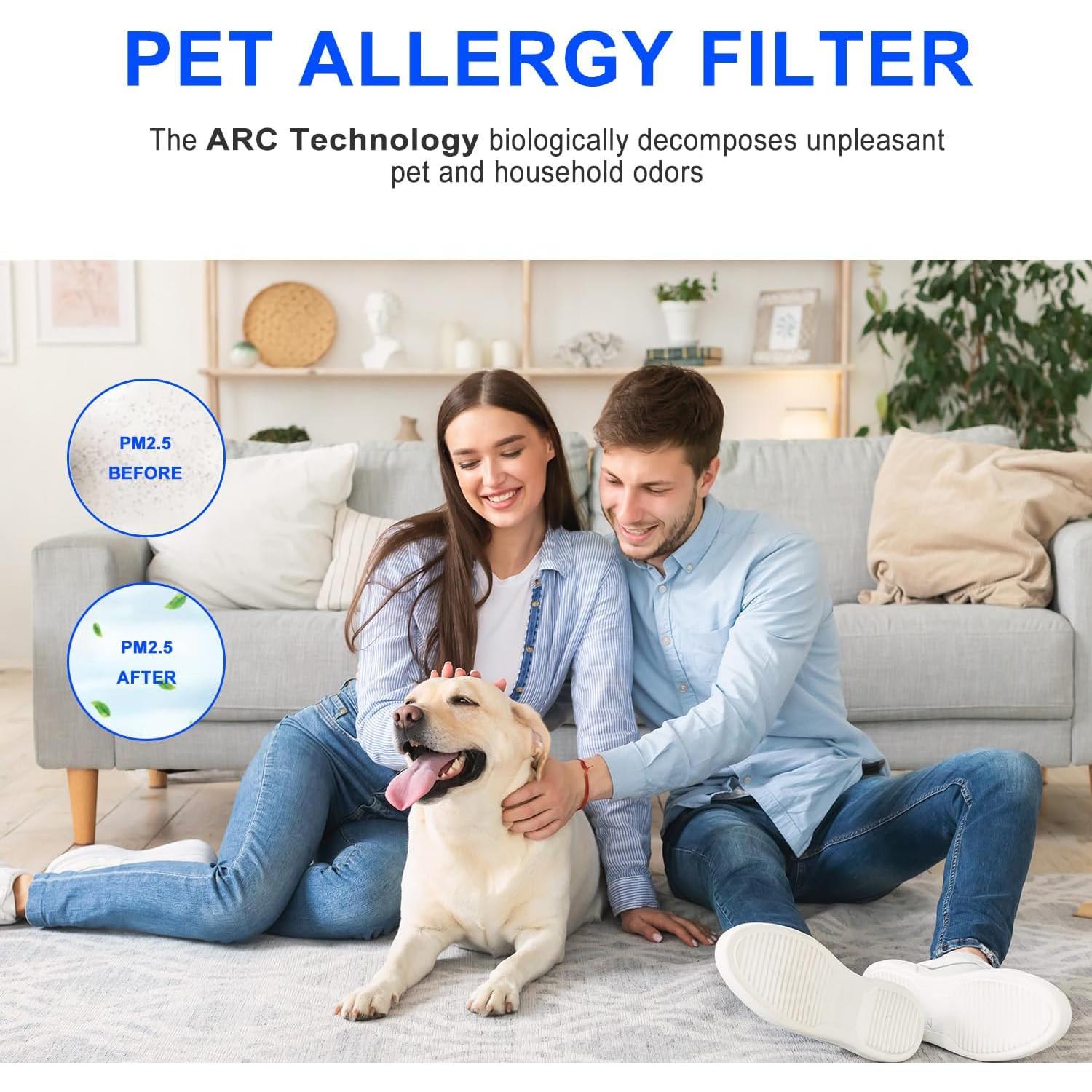 Filtro de Reemplazo H13 CAN-MEAGEREN F2max para Purificador Blue Pure 211i