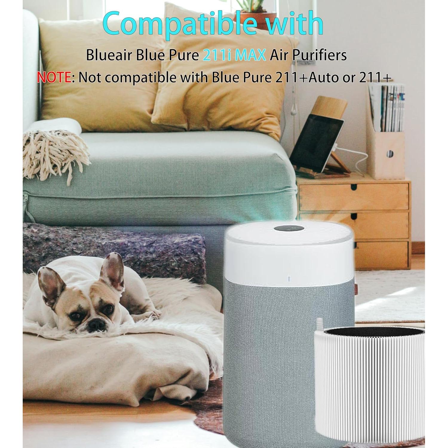 Filtro de Reemplazo Blueair 211i Max HEPA y Carbono 2pack