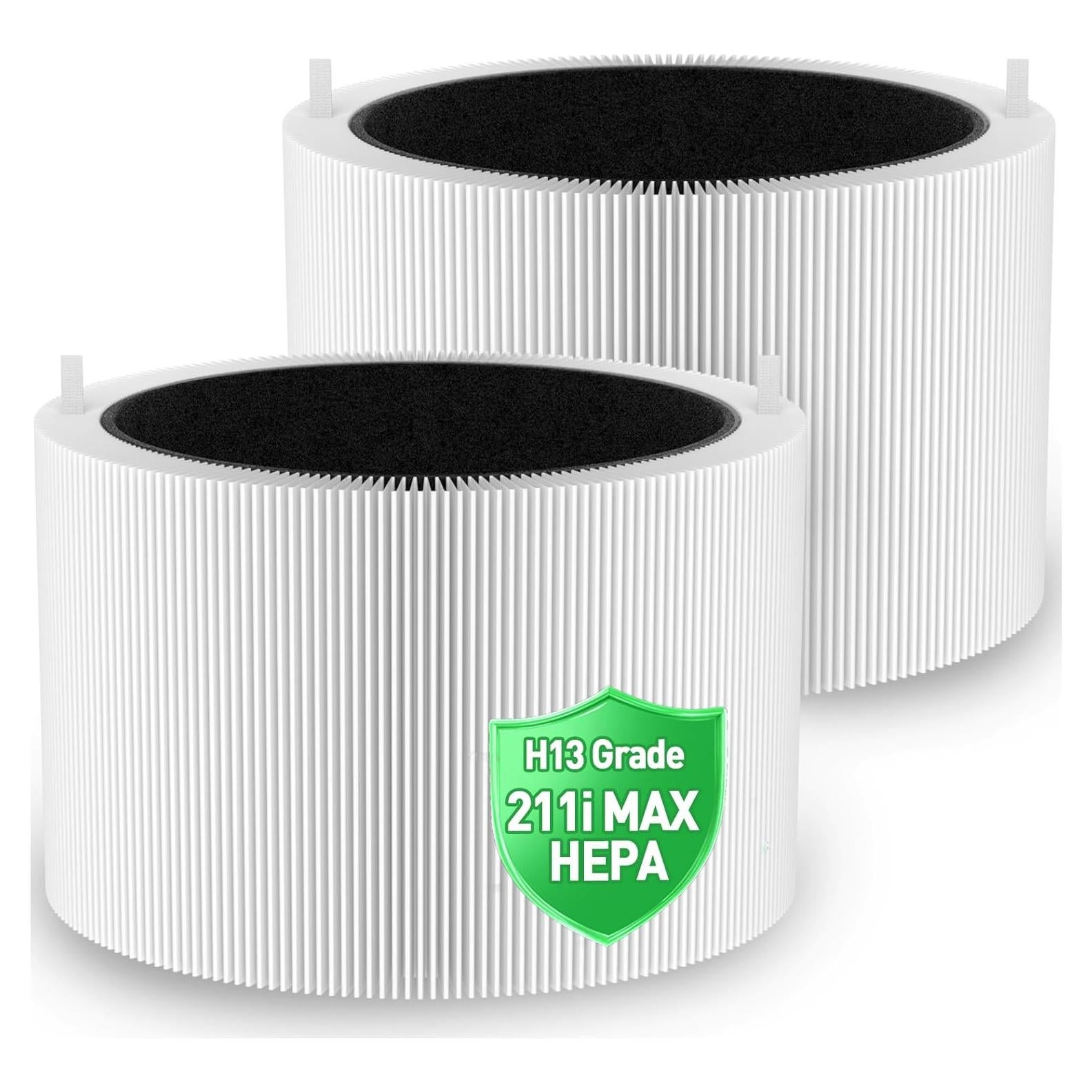 Filtro de Reemplazo H13 HEPA Blueair 211i Max - Paquete de 2