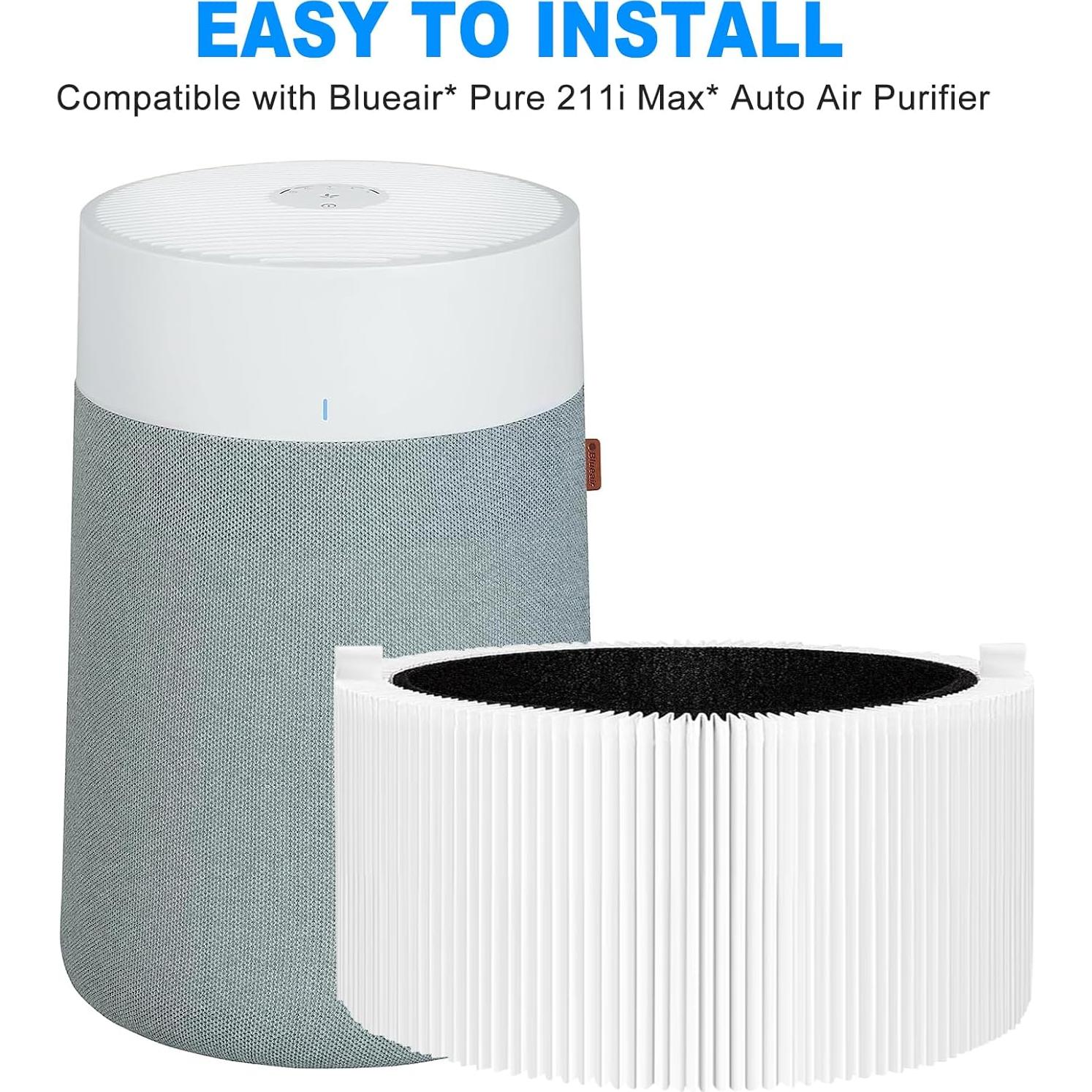 Filtro de Reemplazo H13 True HEPA HODSEUKIN para Blueair 211i Max 2Pack