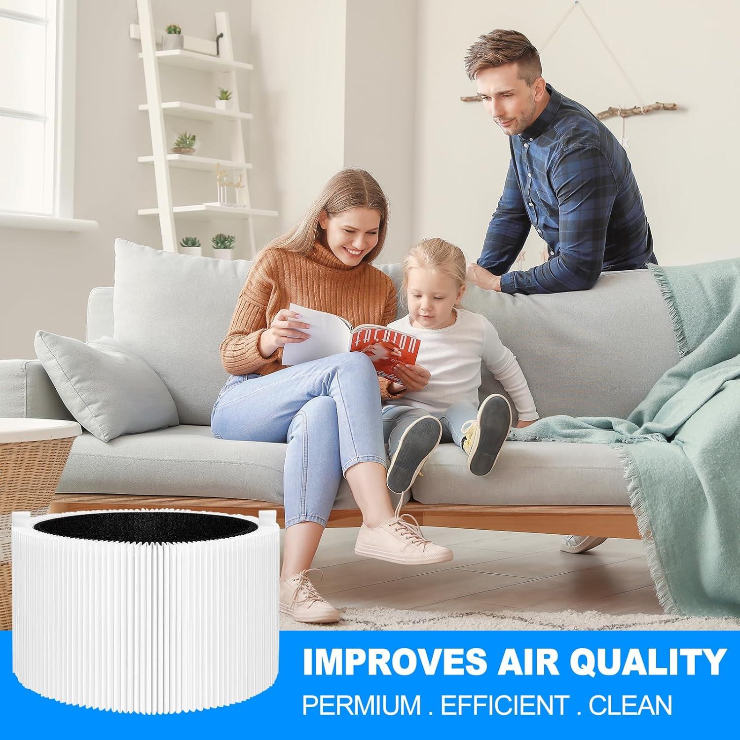 Filtro de Reemplazo H13 True HEPA HODSEUKIN para Blueair 211i Max 2Pack