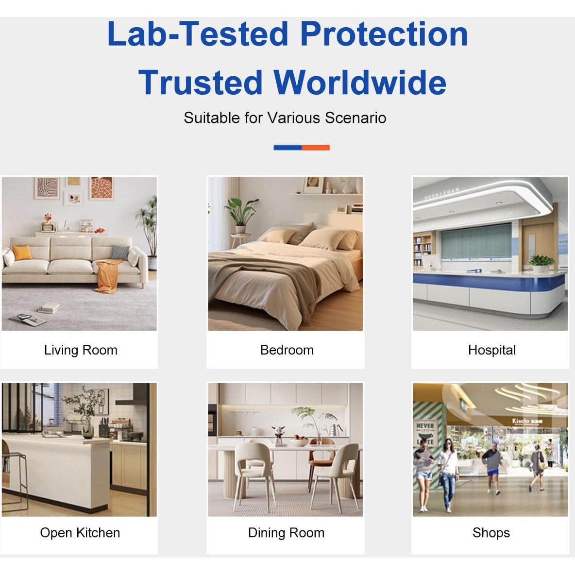 Detector de Humo EUREKA SHIELD PG-S08 con Batería de 10 Años