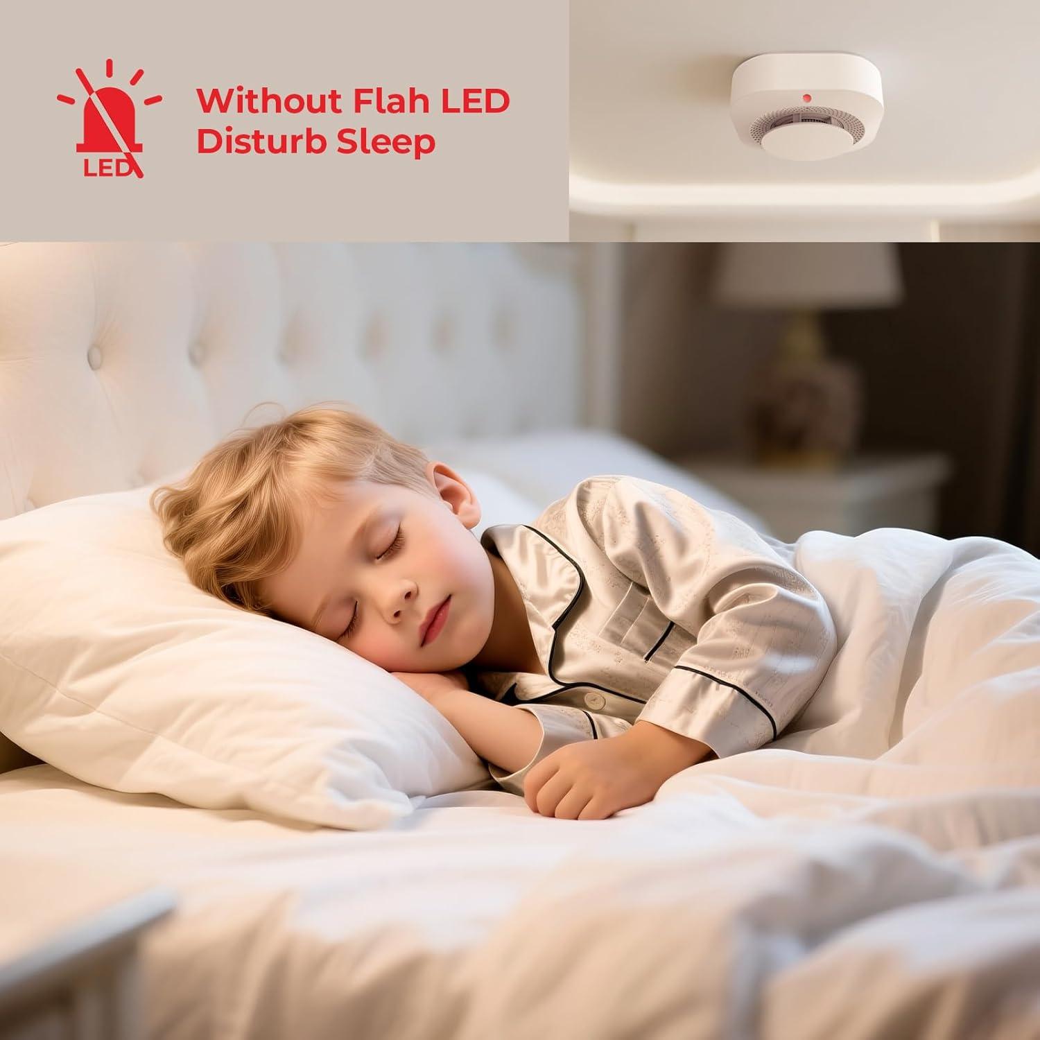 Detector de Humo a Batería PG-S11 - 3 Unidades, Sensor 10 Años