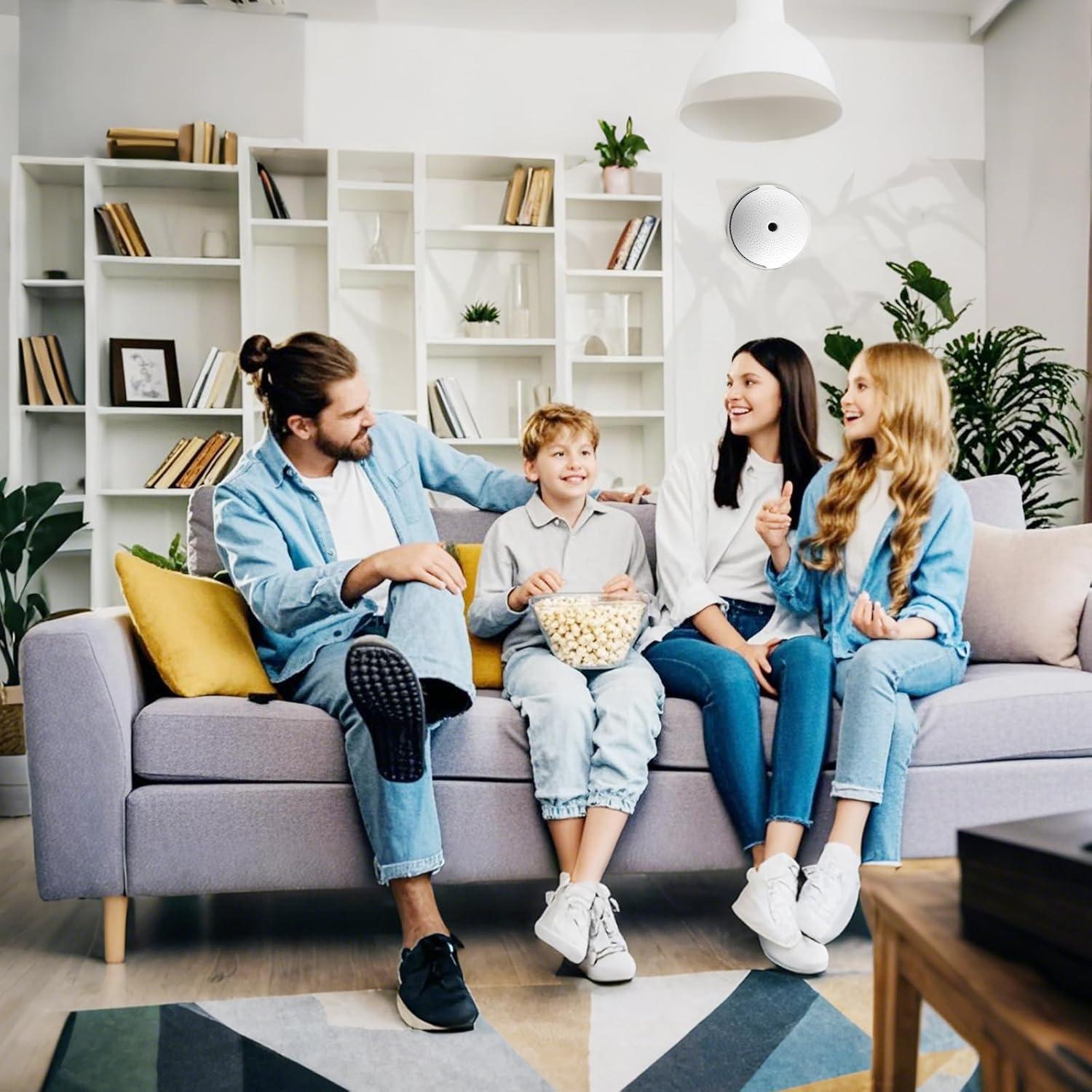 Detector de Humo Inteligente Soewolit Wifi 10 Años Batería