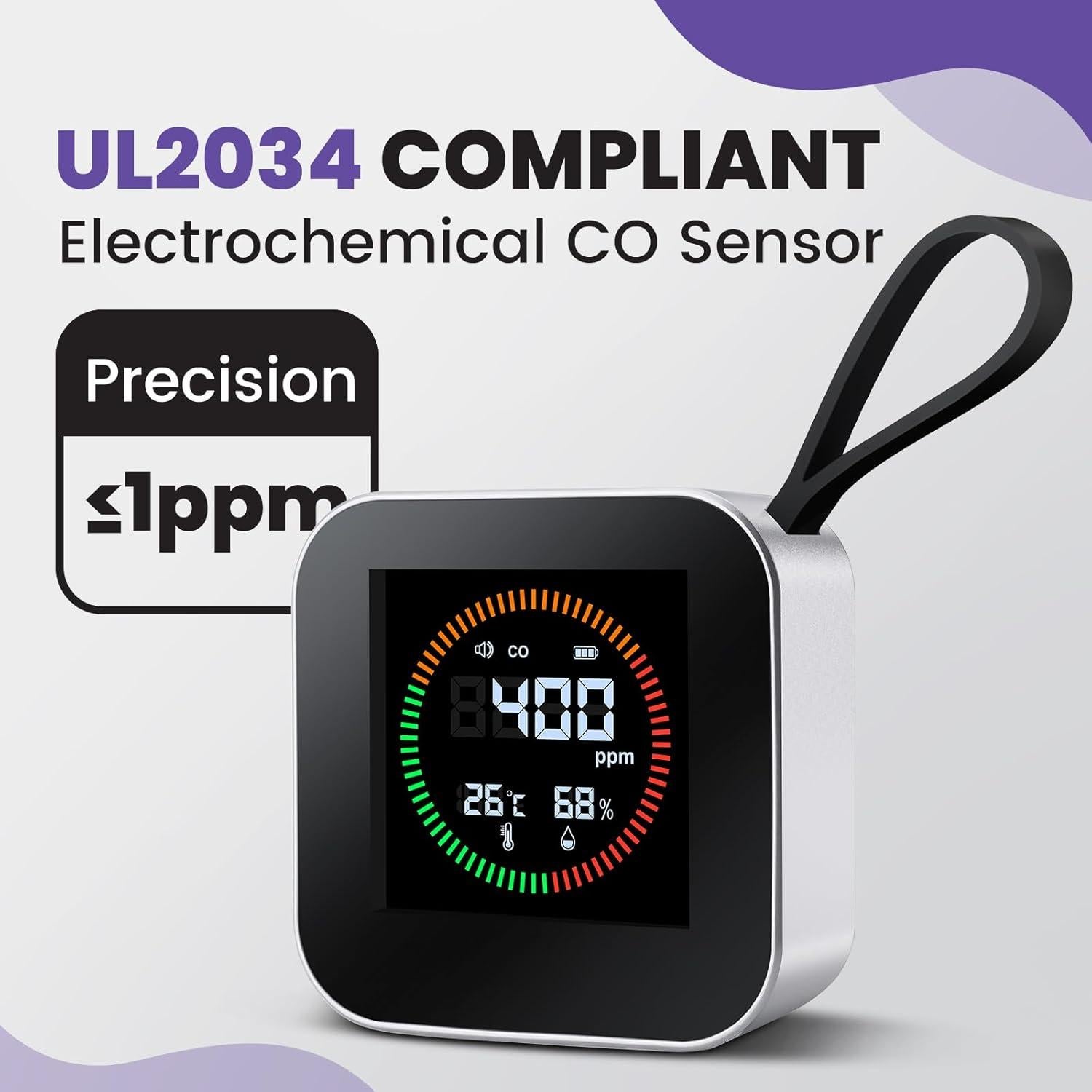 Detector de Monóxido de Carbono Portátil NEXUS SENSUS DM1209B