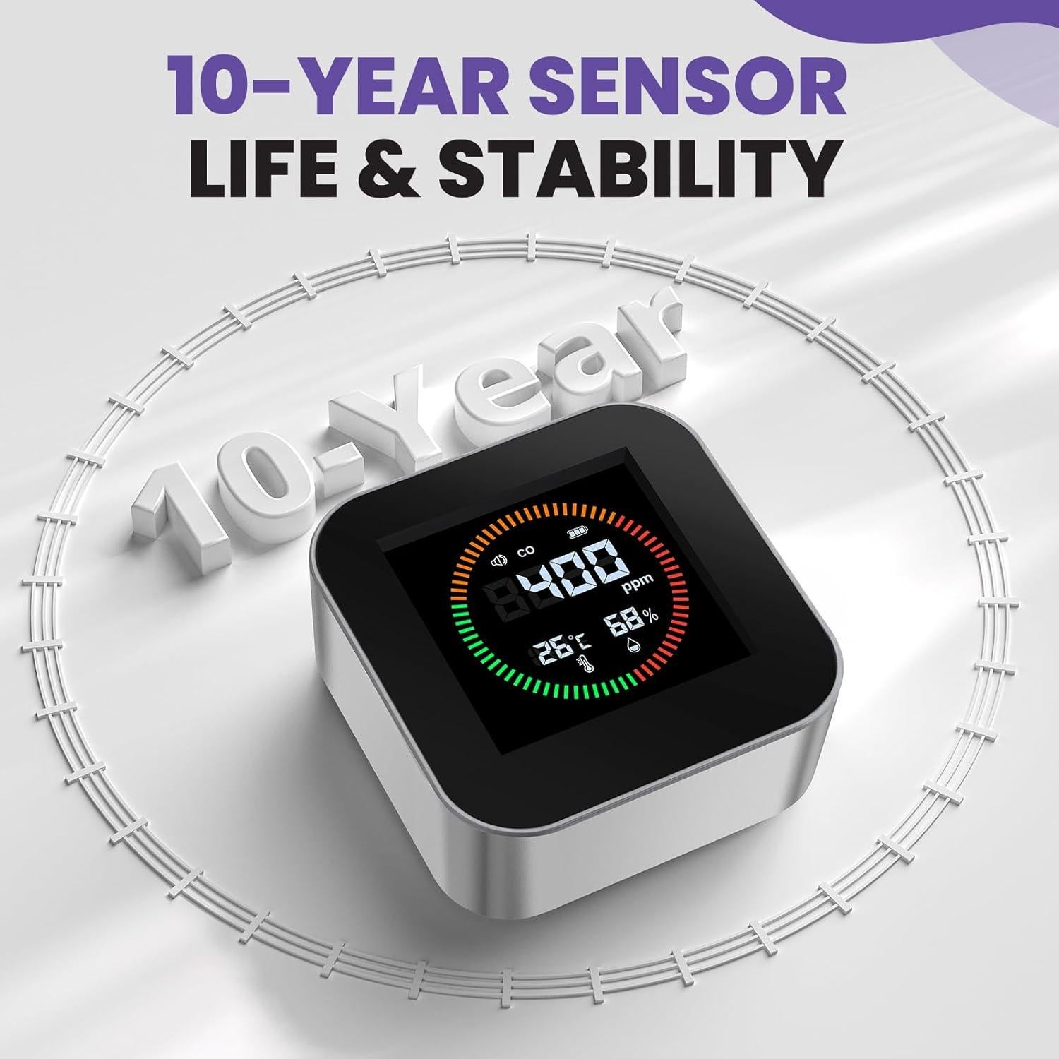 Detector de Monóxido de Carbono Portátil NEXUS SENSUS DM1209B