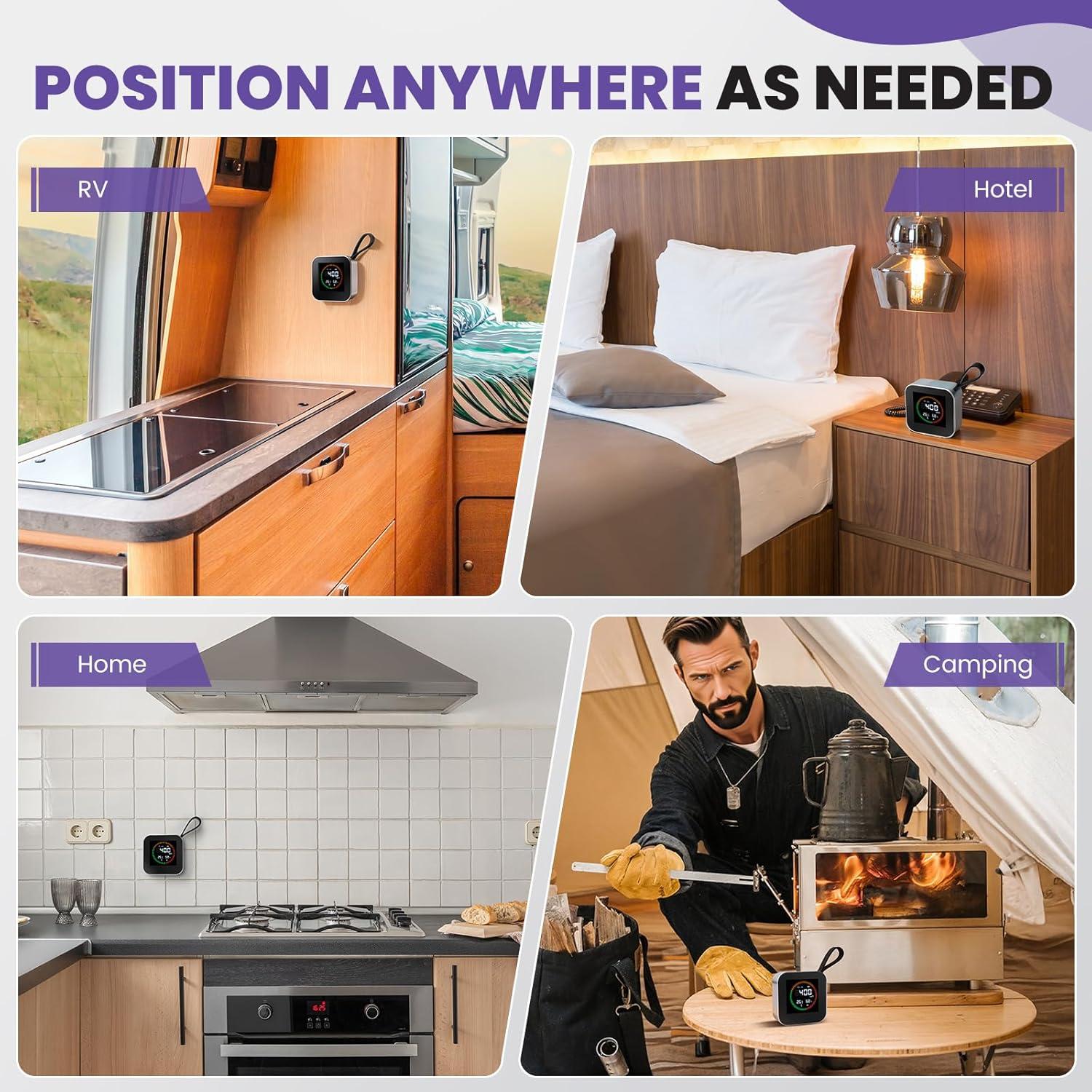 Detector de Monóxido de Carbono Portátil NEXUS SENSUS DM1209B