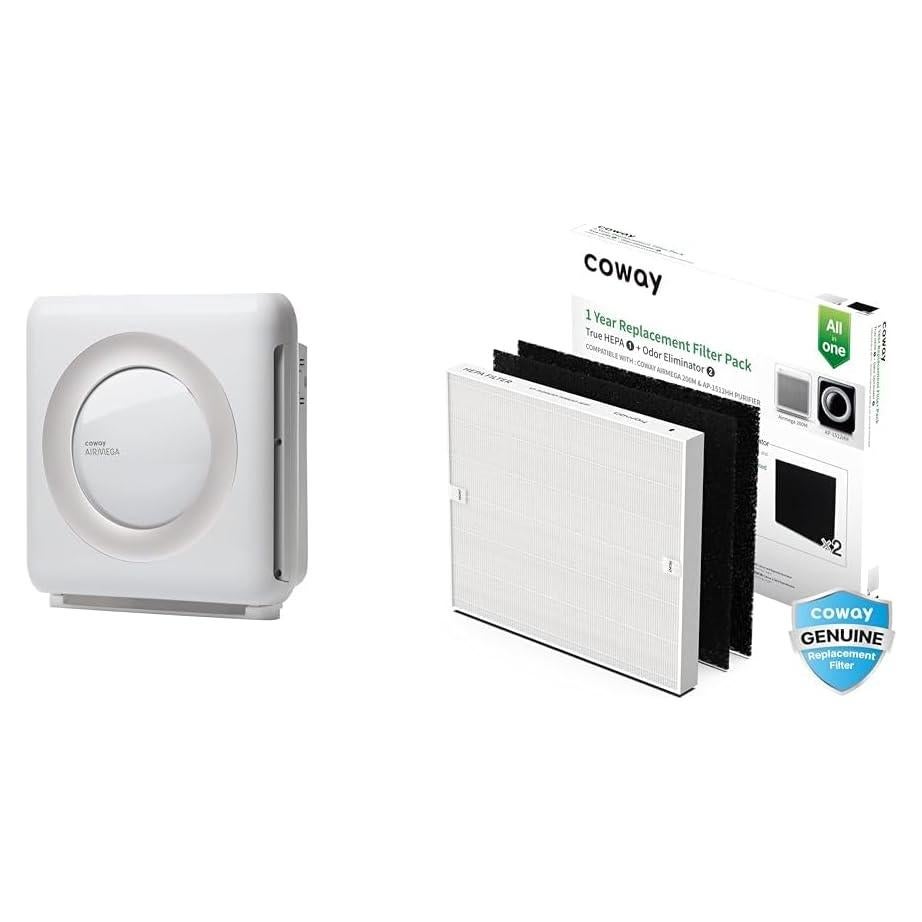 Purificador de Aire Coway Airmega AP-1512HH(W) HEPA + Filtros Extra