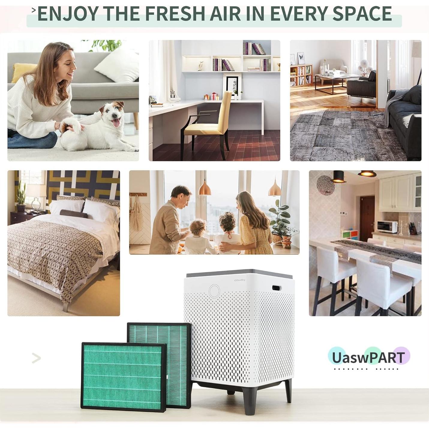 Filtro de Reemplazo HEPA H13 UaswPART 400/400S para Coway