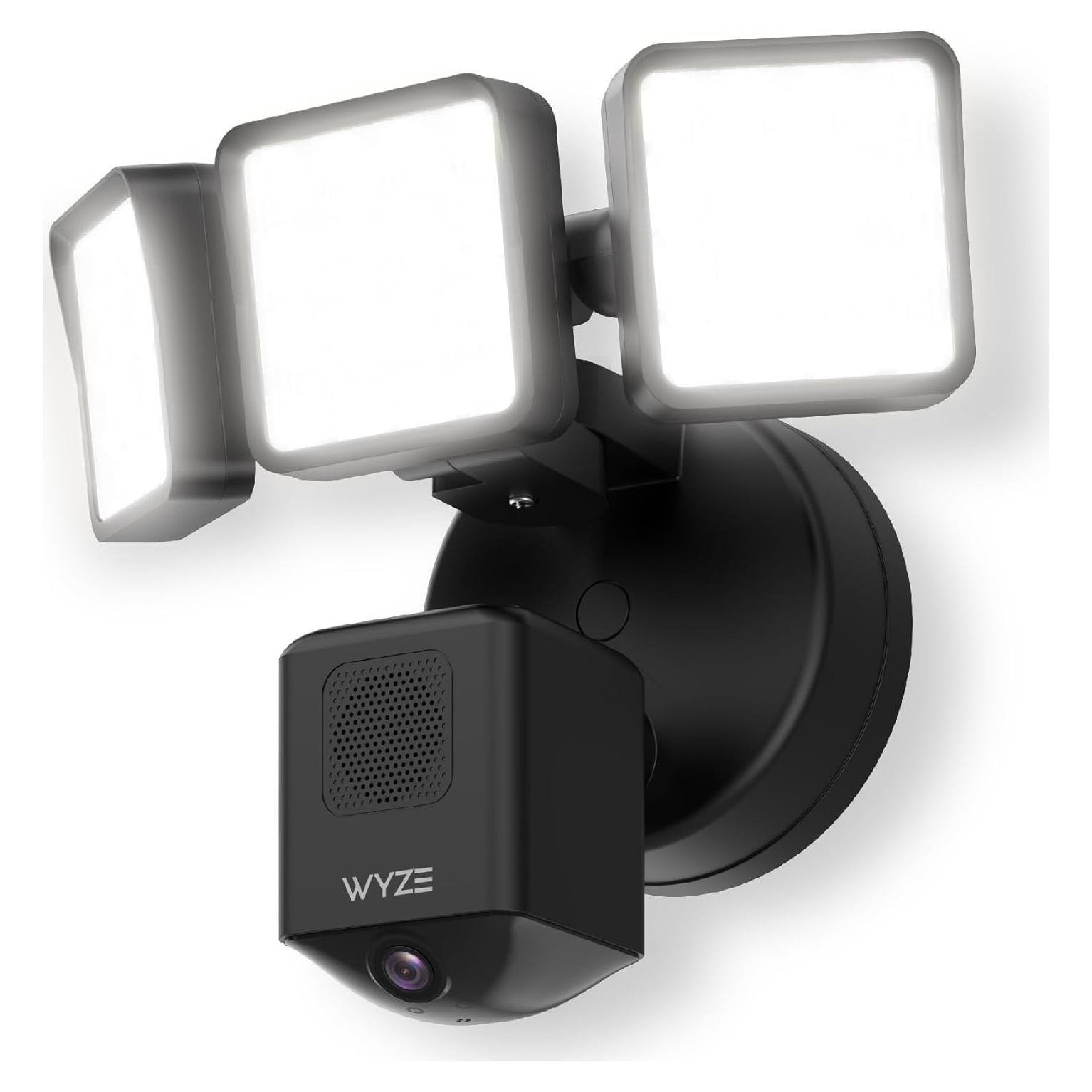 Cámara de Inundación Wyze Pro 2.5K HD, 180° Panorámica, LEDs 3000 Lúmenes